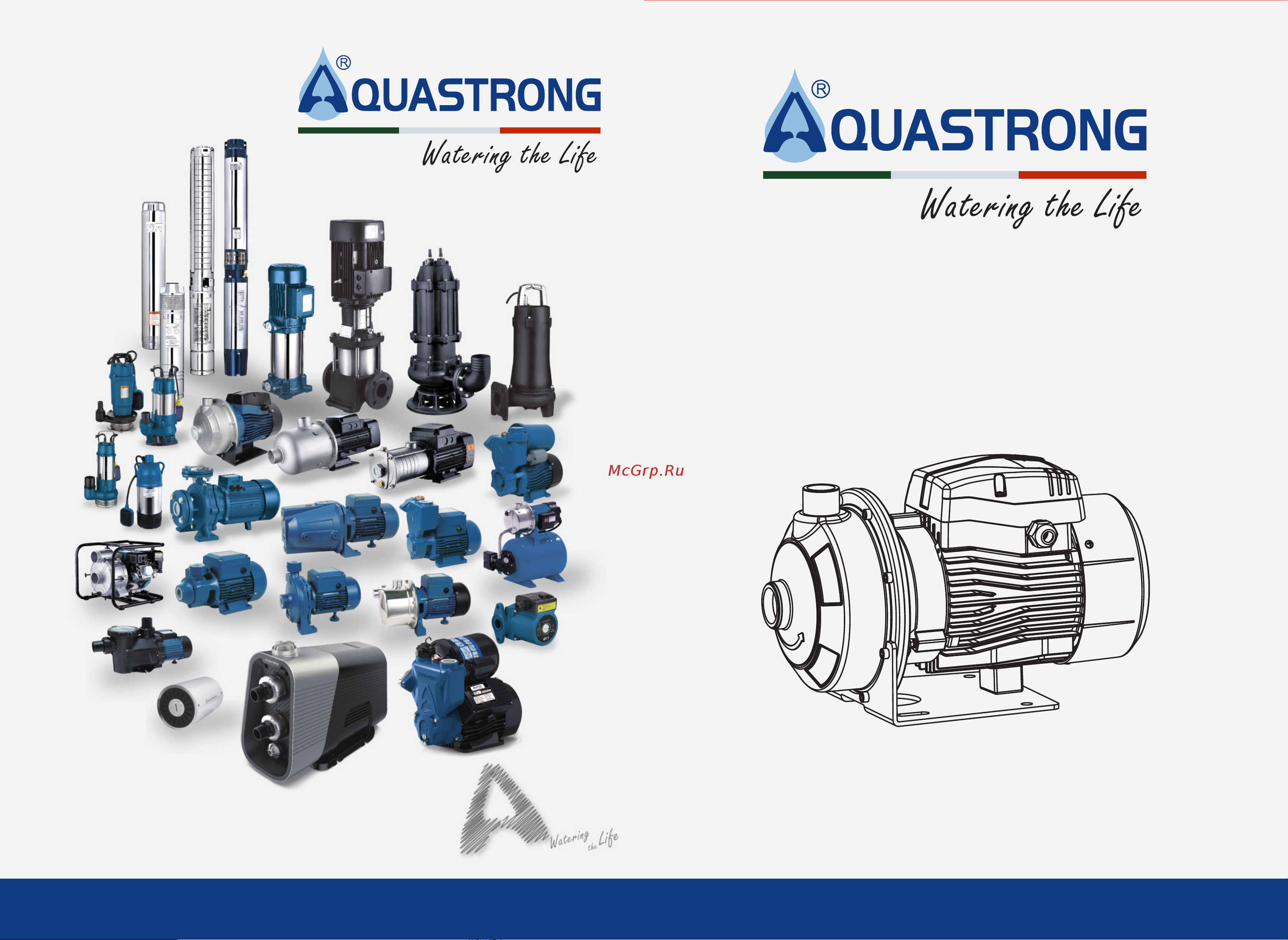 Aquastrong EMSm120/0.55 Инструкция по эксплуатации онлайн