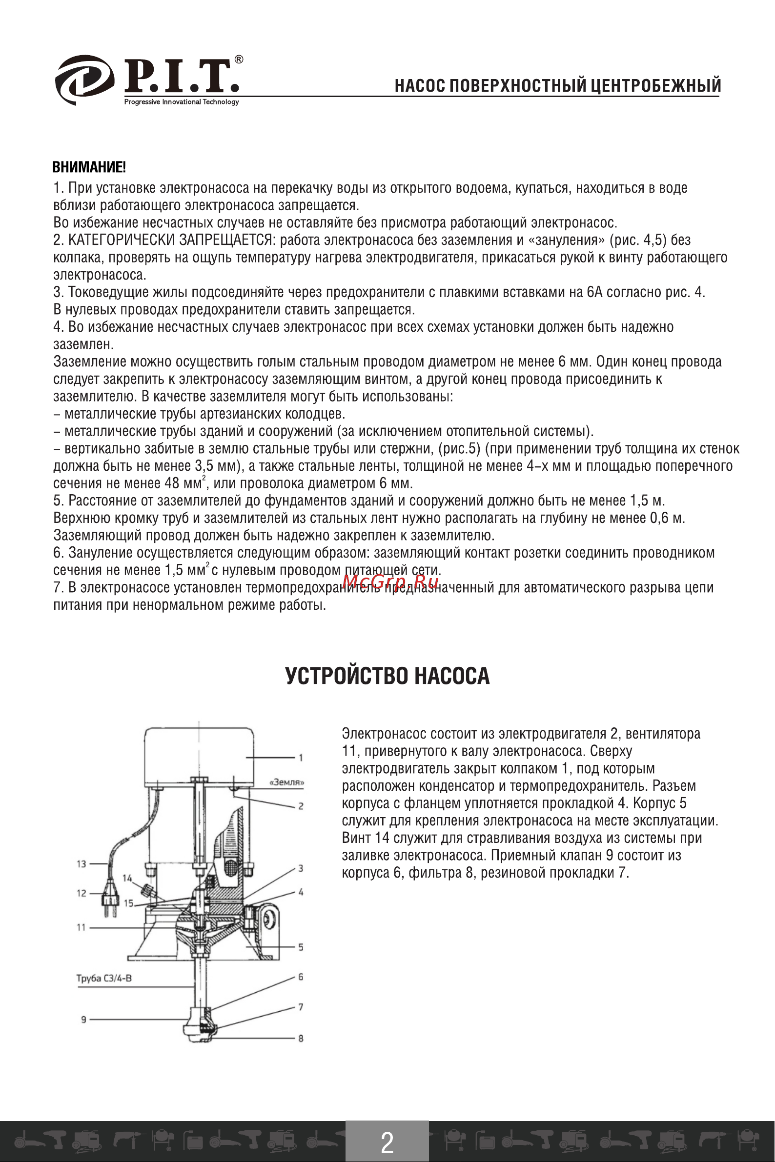 P.I.T. PSP015027-550/23 Инструкция к P.I.T. PSP015027-550/23 онлайн [3/12] 852158