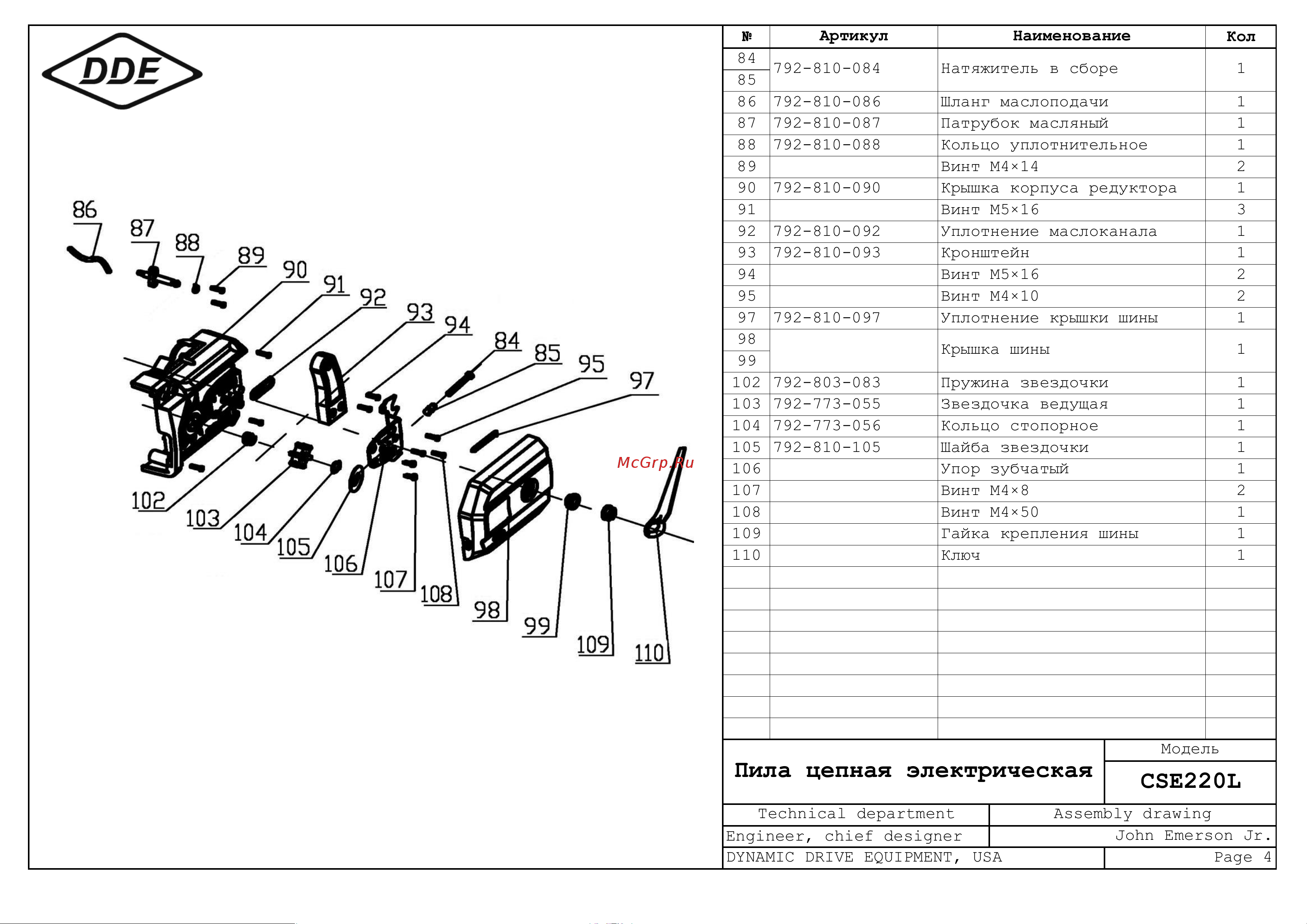 DDE CSE220L 16