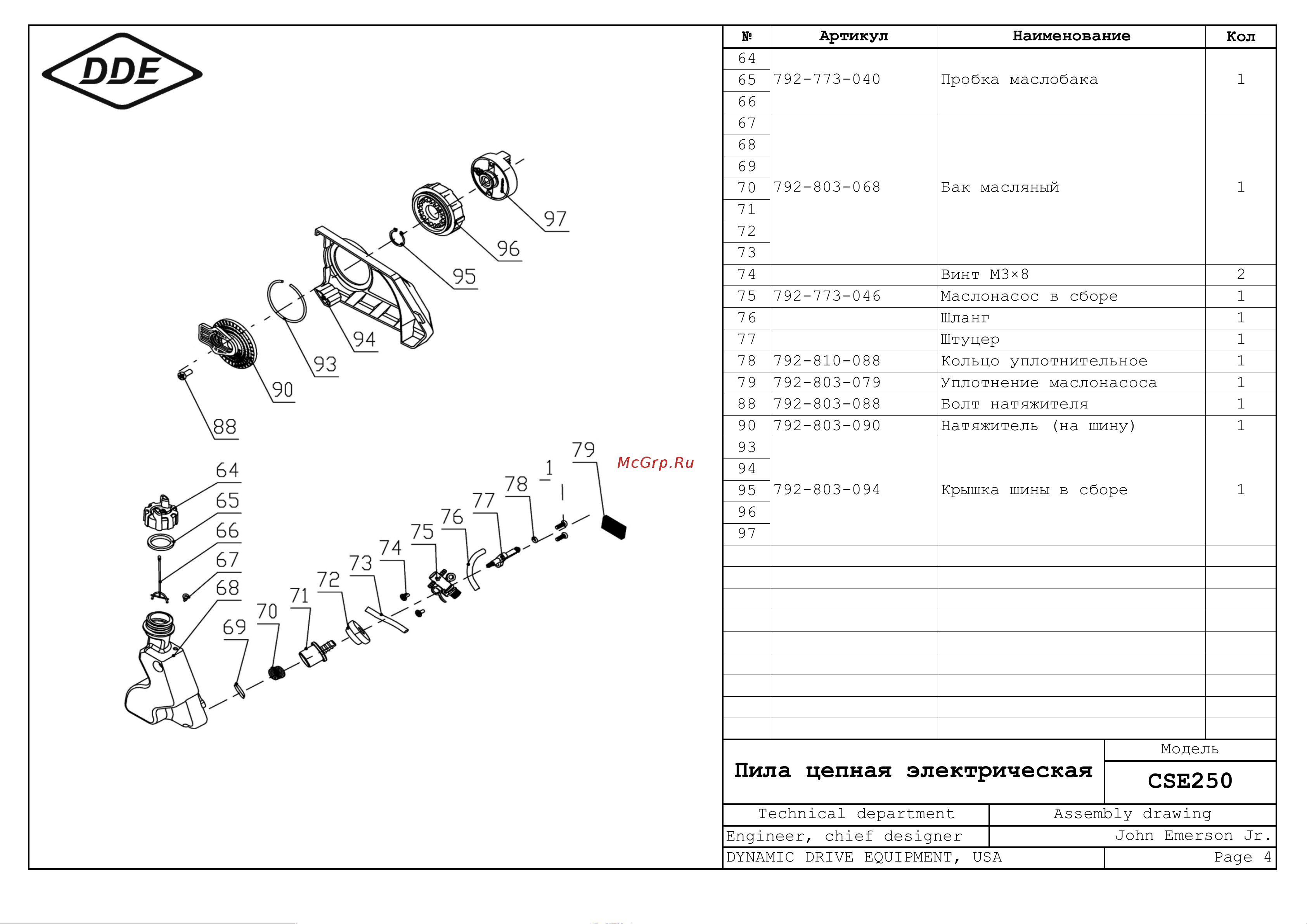 DDE CSE250 18