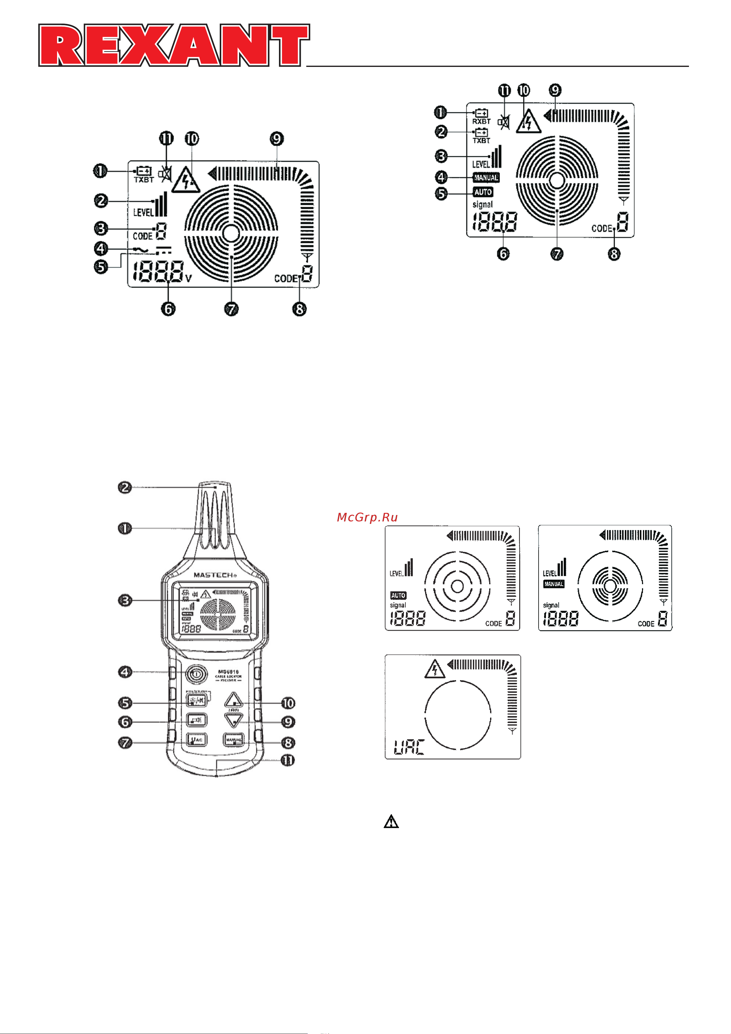Mastech MS6818 13-1211 Инструкция к товару онлайн [6/16] 852357