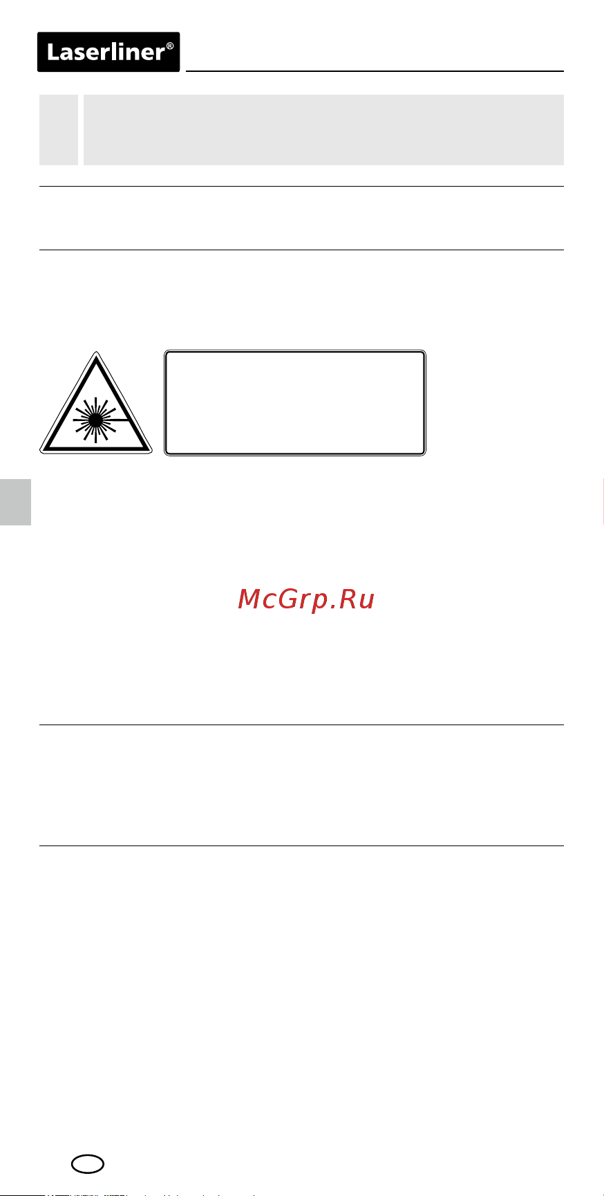 Laserliner DigiLevel Pro 40 081.270A Инструкция к товару онлайн [4/36] 852363