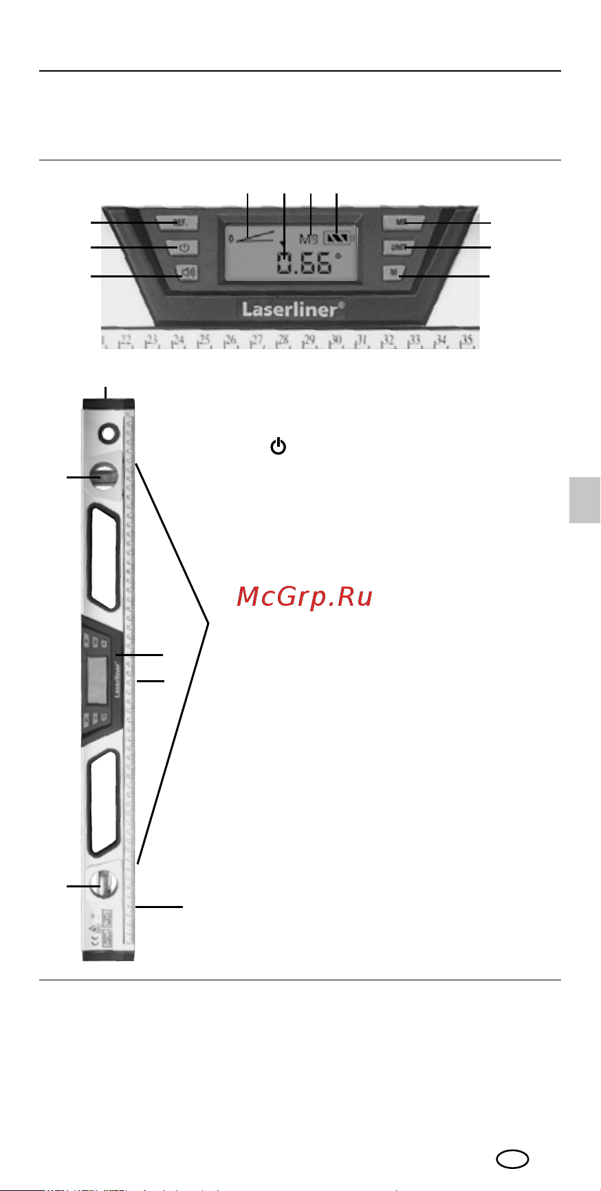 Laserliner DigiLevel Pro 40 081.270A Инструкция к товару онлайн [5/36] 852363