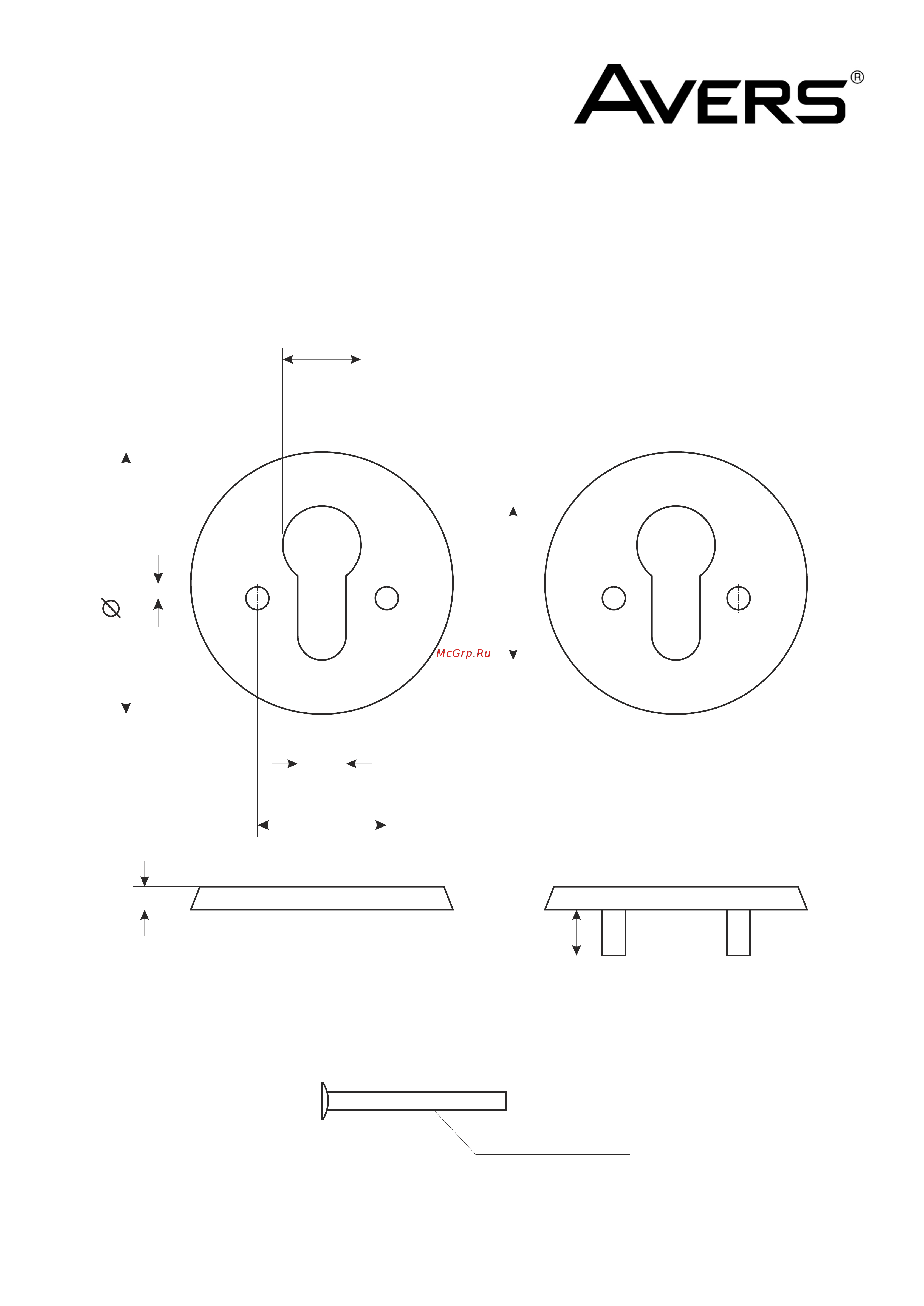 AVERS DP-06-C55-CR 27603 Эскиз онлайн