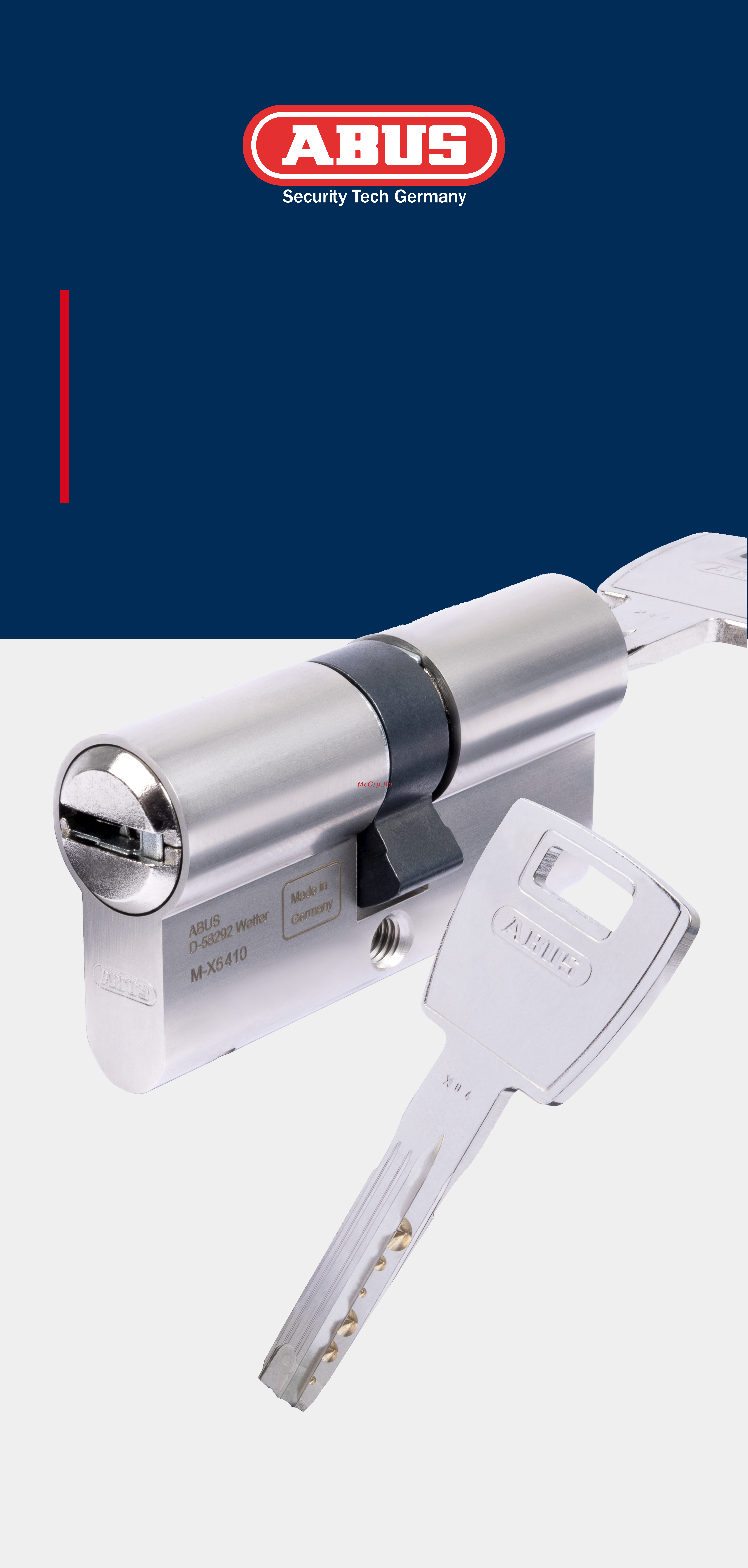 ABUS x6430 ключ/вертушка, 40-60 (100 мм), 5 ключей 33000059 буклет онлайн