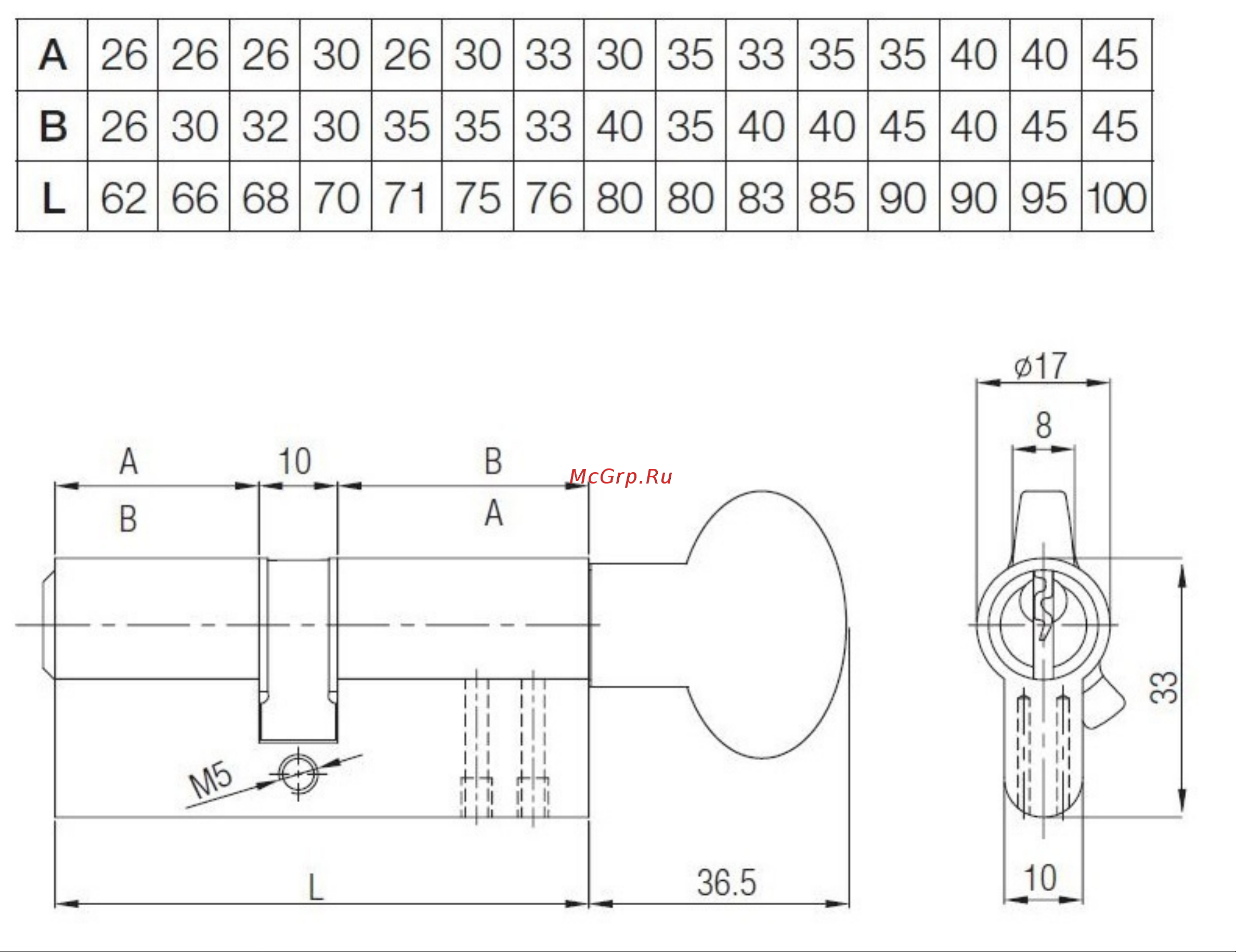 KALE KILIT 164bme 30+10+30m: 70mm, np, 5k, stb, к-в 164BME00100 Эскиз онлайн