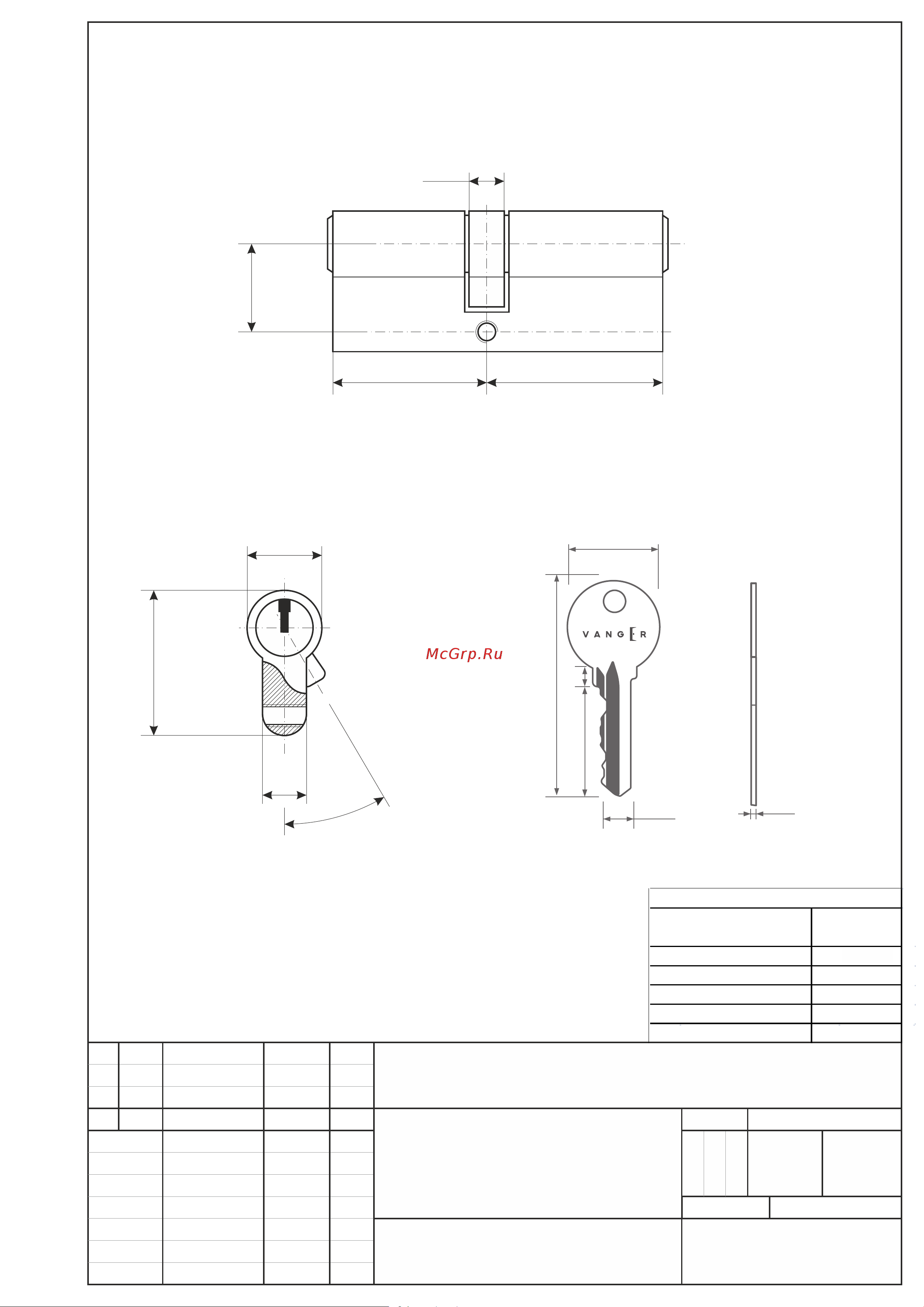 Vanger EL-80-NI 17572 Чертеж онлайн