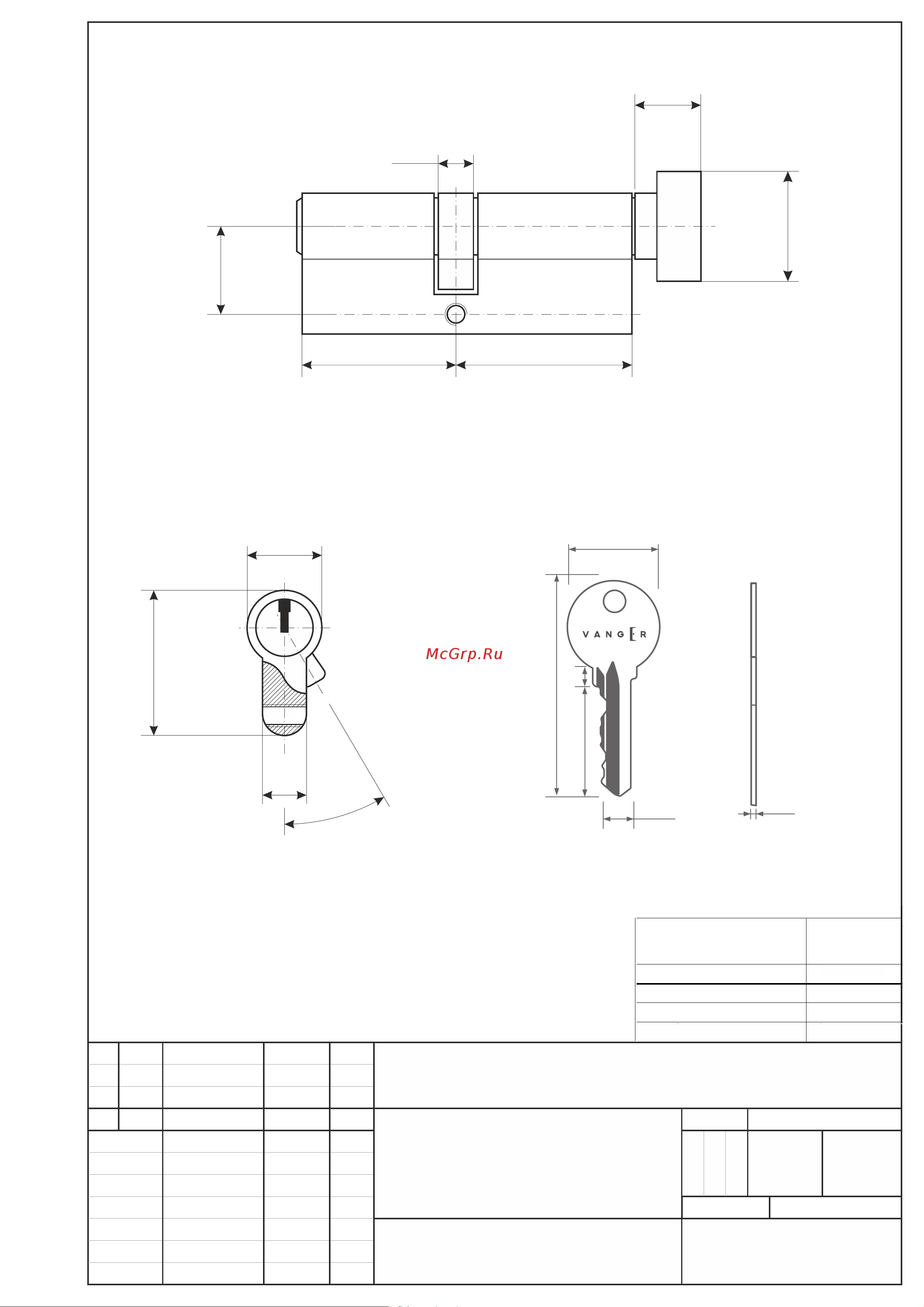 Vanger EL-70-C-NI 17569 Чертеж онлайн
