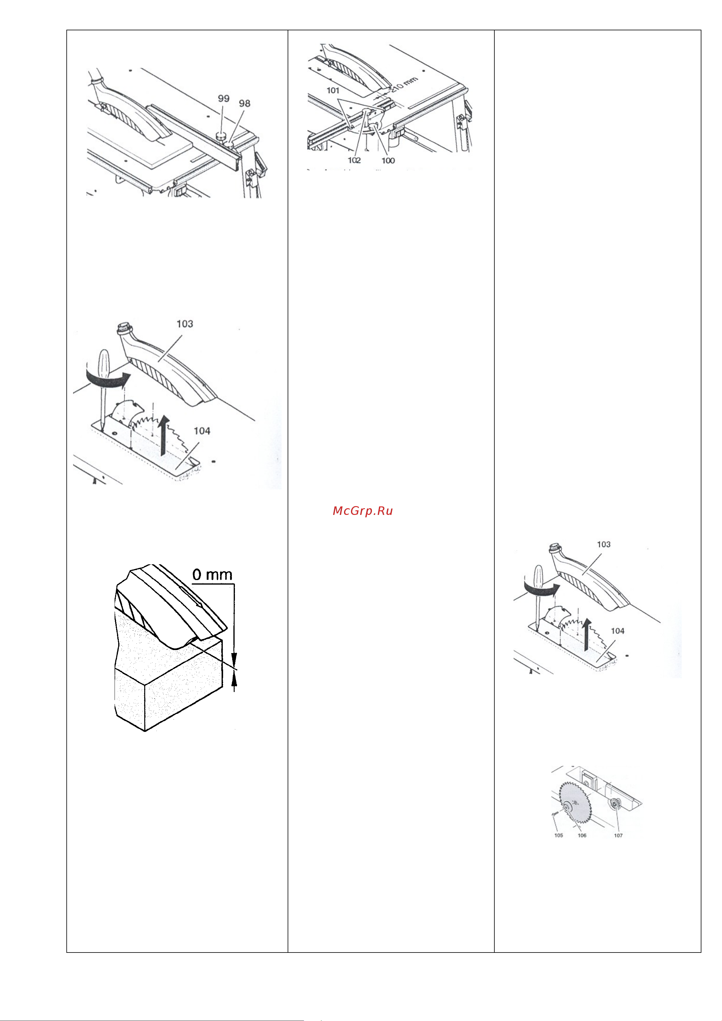 Metabo TKHS 315 C 2000 WNB 0103152000 Инструкция к Metabo TKHS 315 C 2000 WNB 103152000 онлайн [10/12] 852588