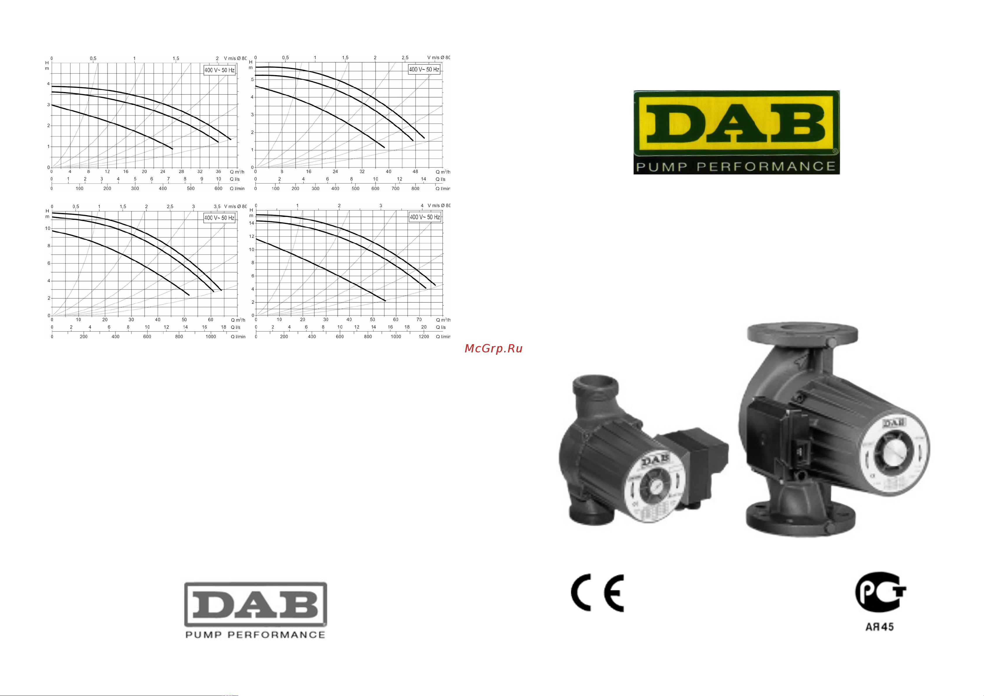 DAB A 80/180 M 505807001 Инструкция к Dab A 80/180 M 505807001 онлайн
