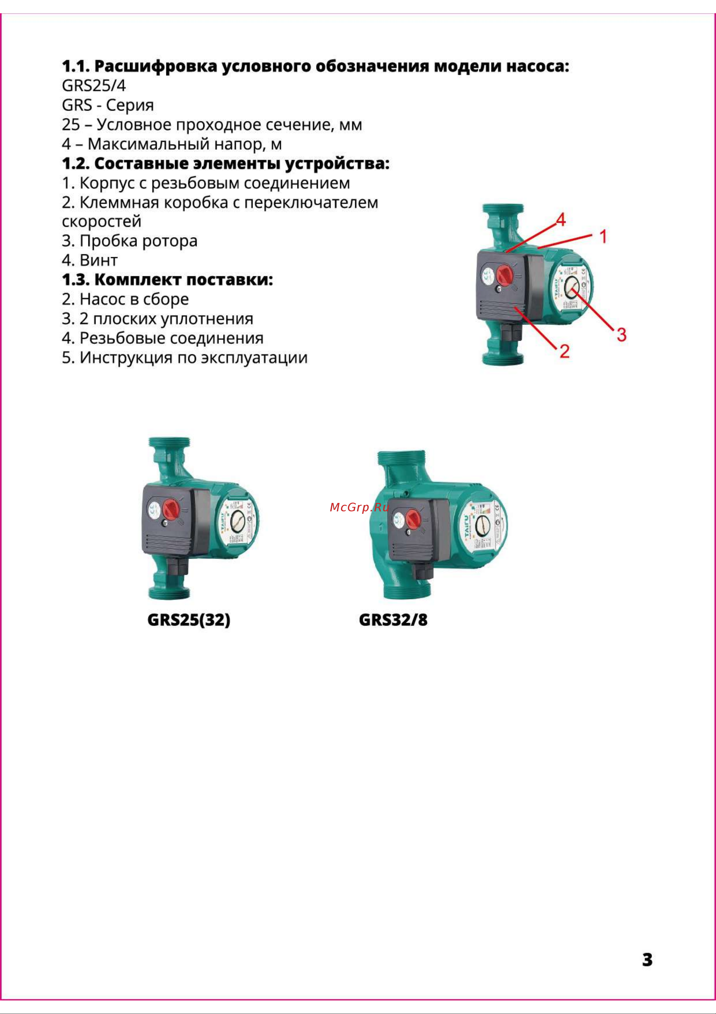 MVI 25/4-180 (star25/4a), с частотным регулированием PFC.25-4.180 Технический паспорт онлайн [3/19] 852648