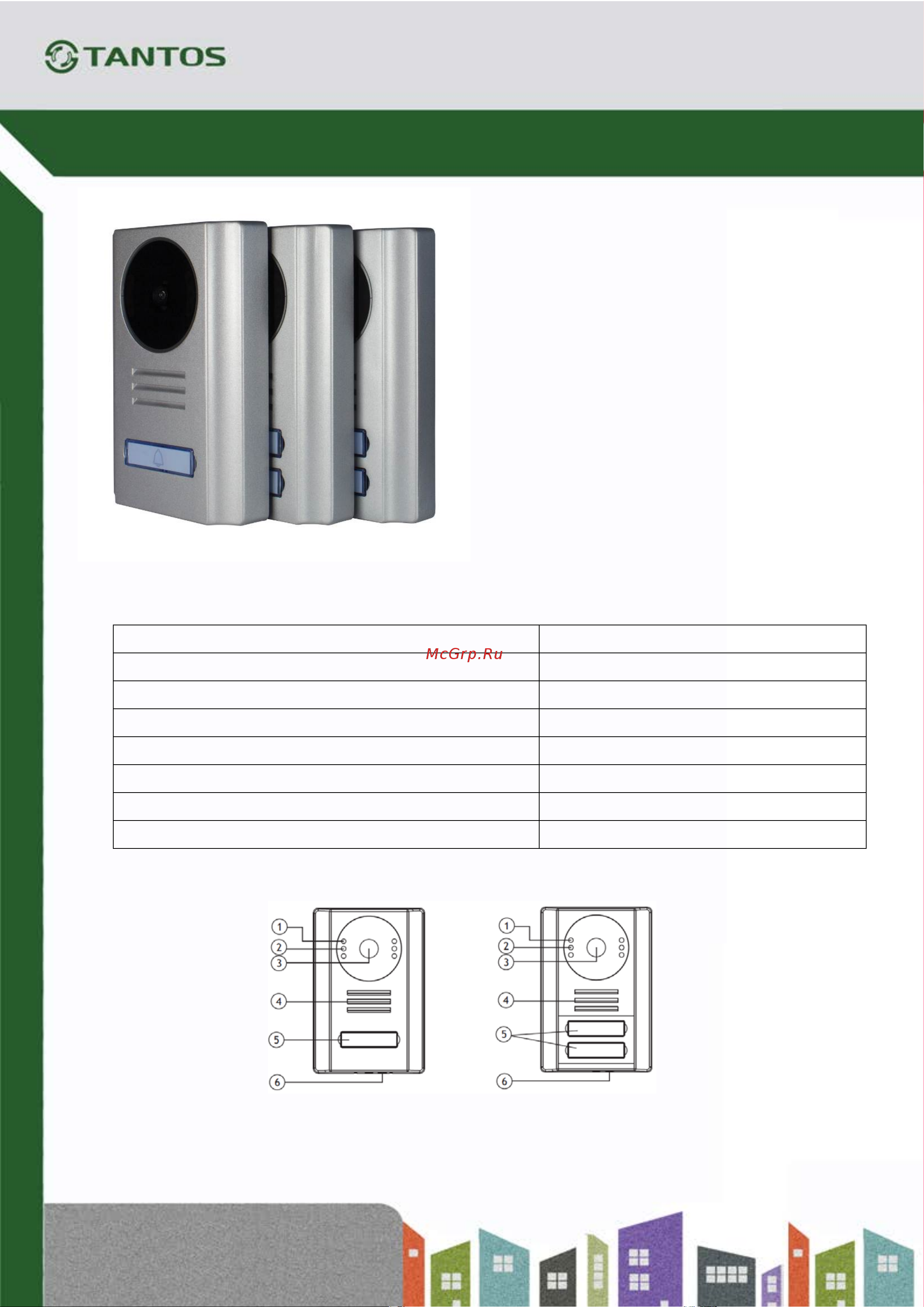 Tantos на 4 абонента Stuart-4 00-00029849 Инструкция к товару онлайн