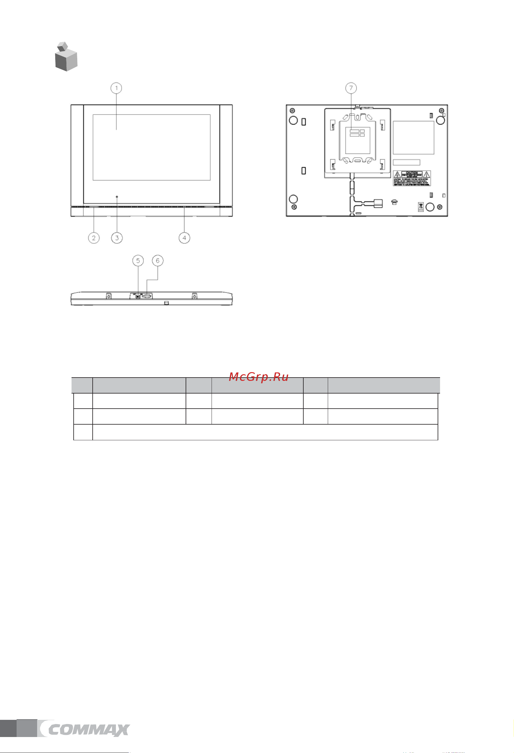 Commax CDV-1024MA (Cерый) CDV-1024MA(METALO-GREY) Инструкция CDV-1024MA онлайн [6/29] 852865