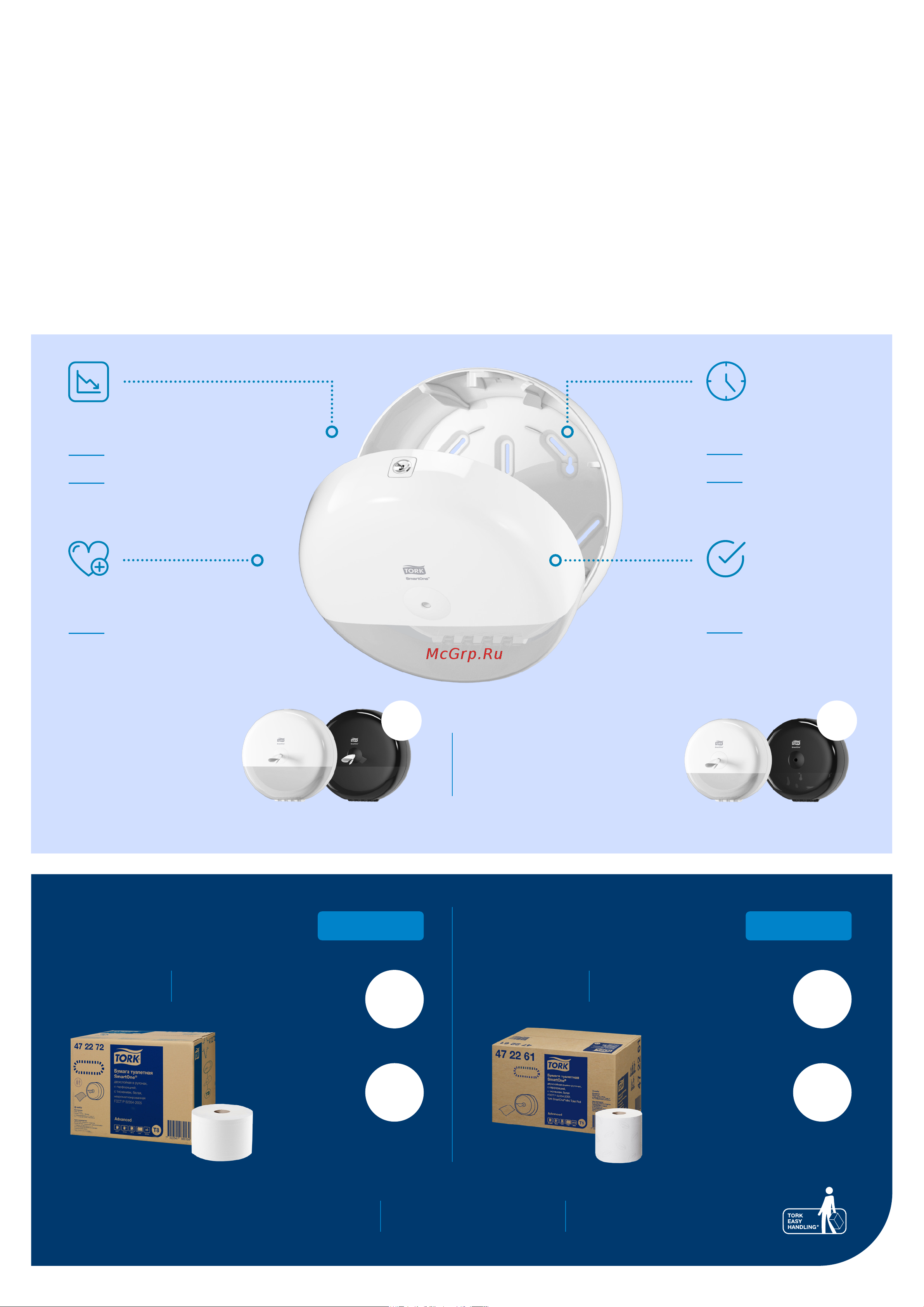 TORK SmartOne T8 8 рулонов в упаковке арт.472272 25241 Листовка онлайн [2/2] 852884