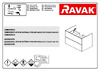 Ravak SD 760 ROSA II белая/белая X000001293 Инструкция к Ravak SD 760 ROSA II X000001293
