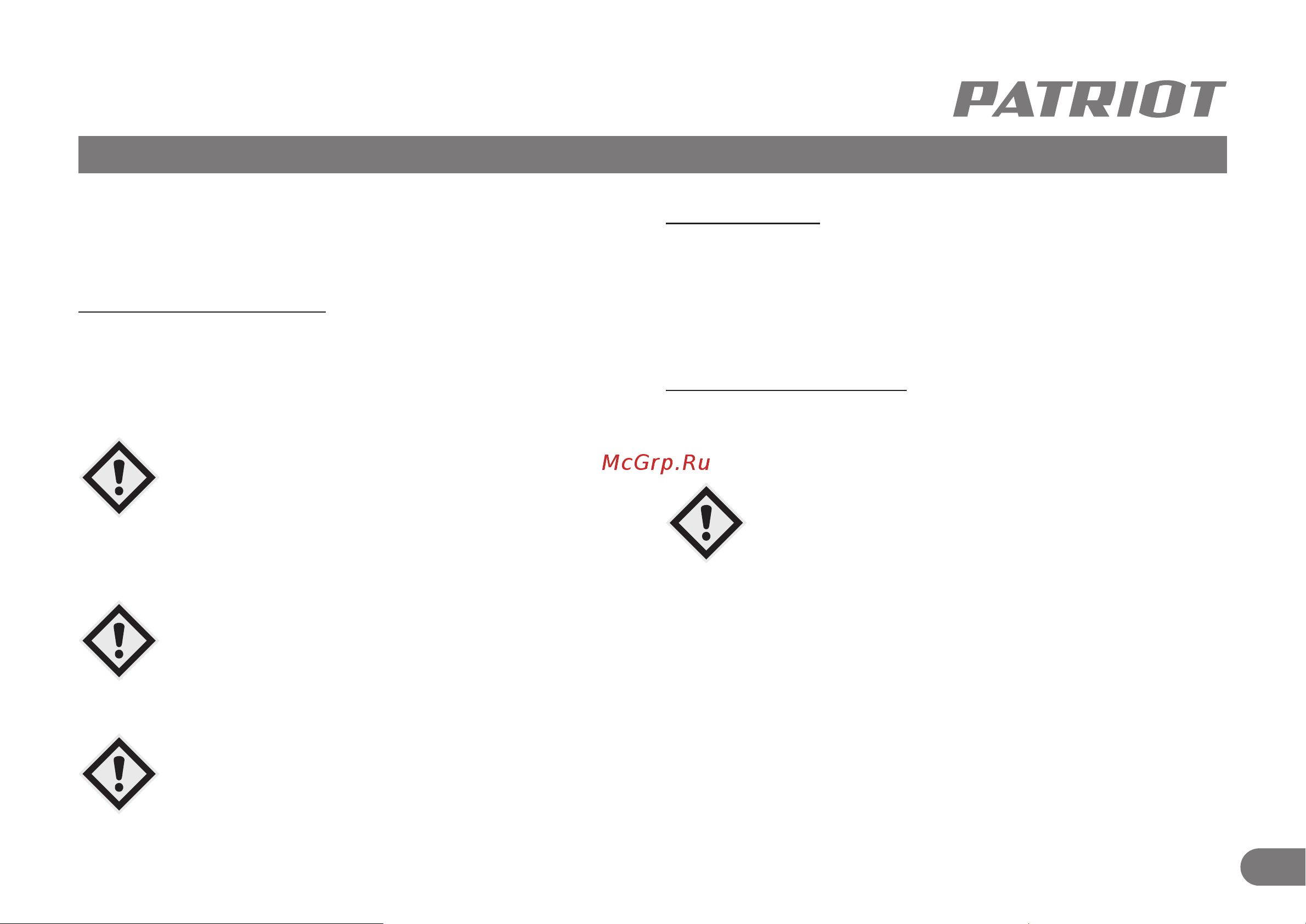 Patriot AG 128E тонкий корпус, пылезащищенная, диск 125 мм 110301129 Инструкция к товару онлайн [6/11] 853533