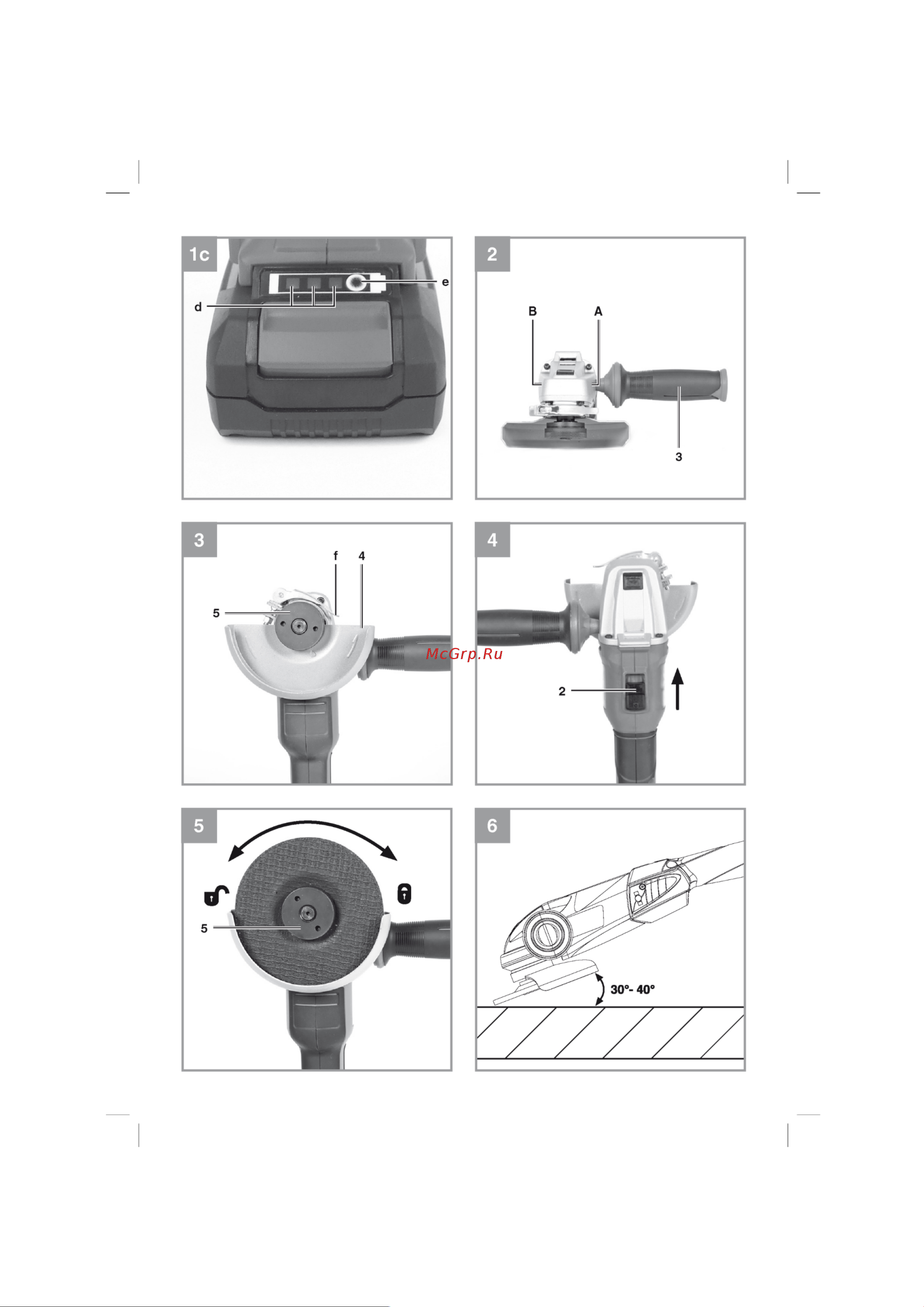Einhell PXC AXXIO 18/115 Q 4431150 Инструкция к товару онлайн [3/14] 853546