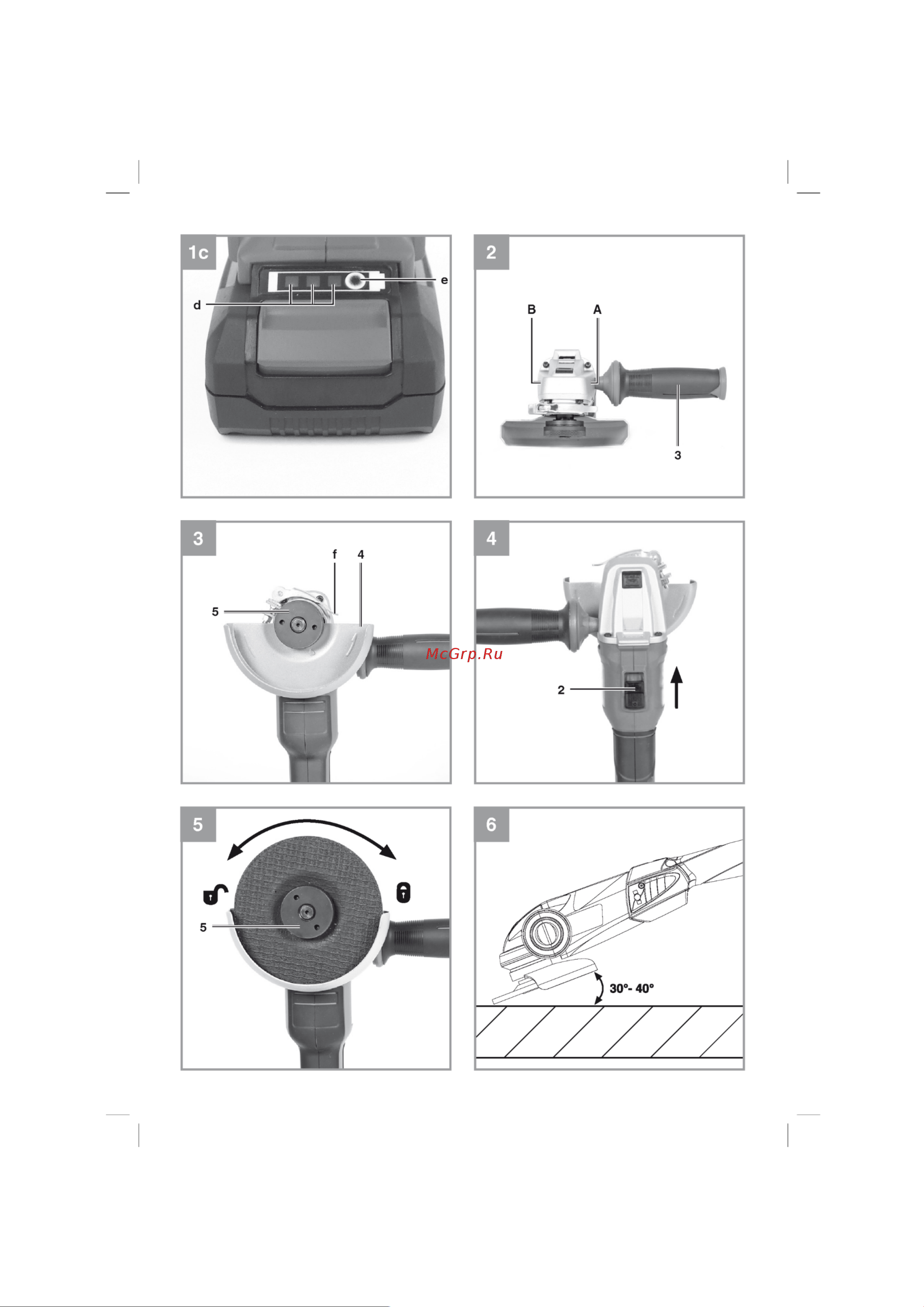 Einhell PXC AXXIO 18/125 Q 4431151 Инструкция к товару онлайн [3/14] 853548