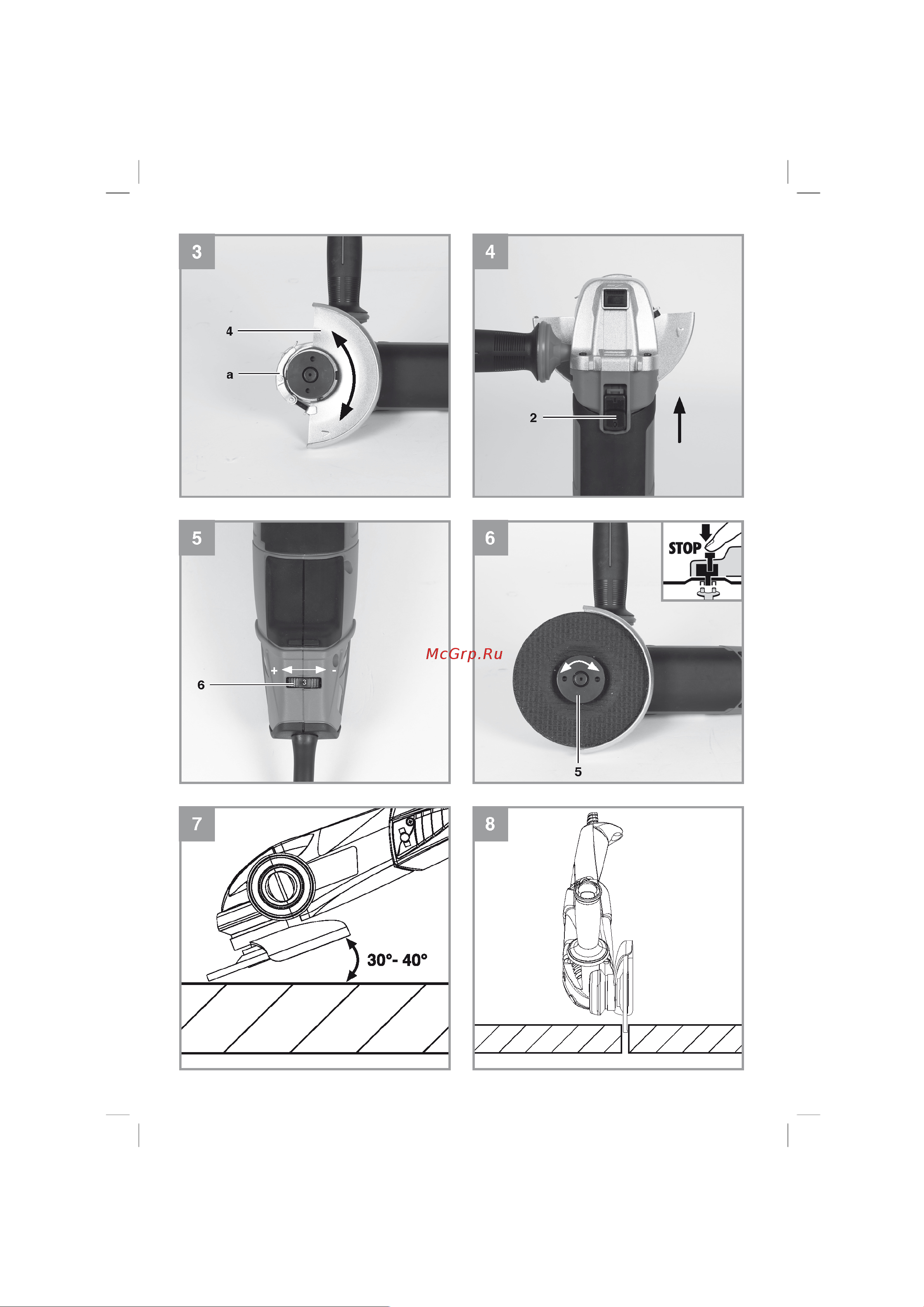 Einhell TE-AG 125/1010 CE Q 4430890 Инструкция к товару онлайн [3/12] 853595