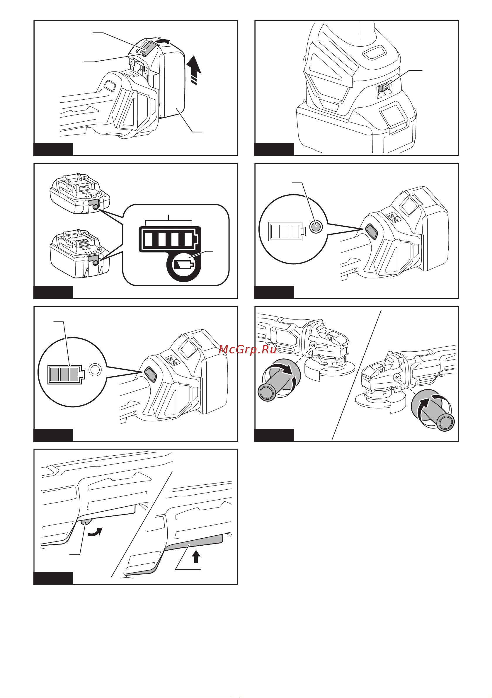 Makita LXT DGA519Z Инструкция к товару онлайн [2/120] 853618