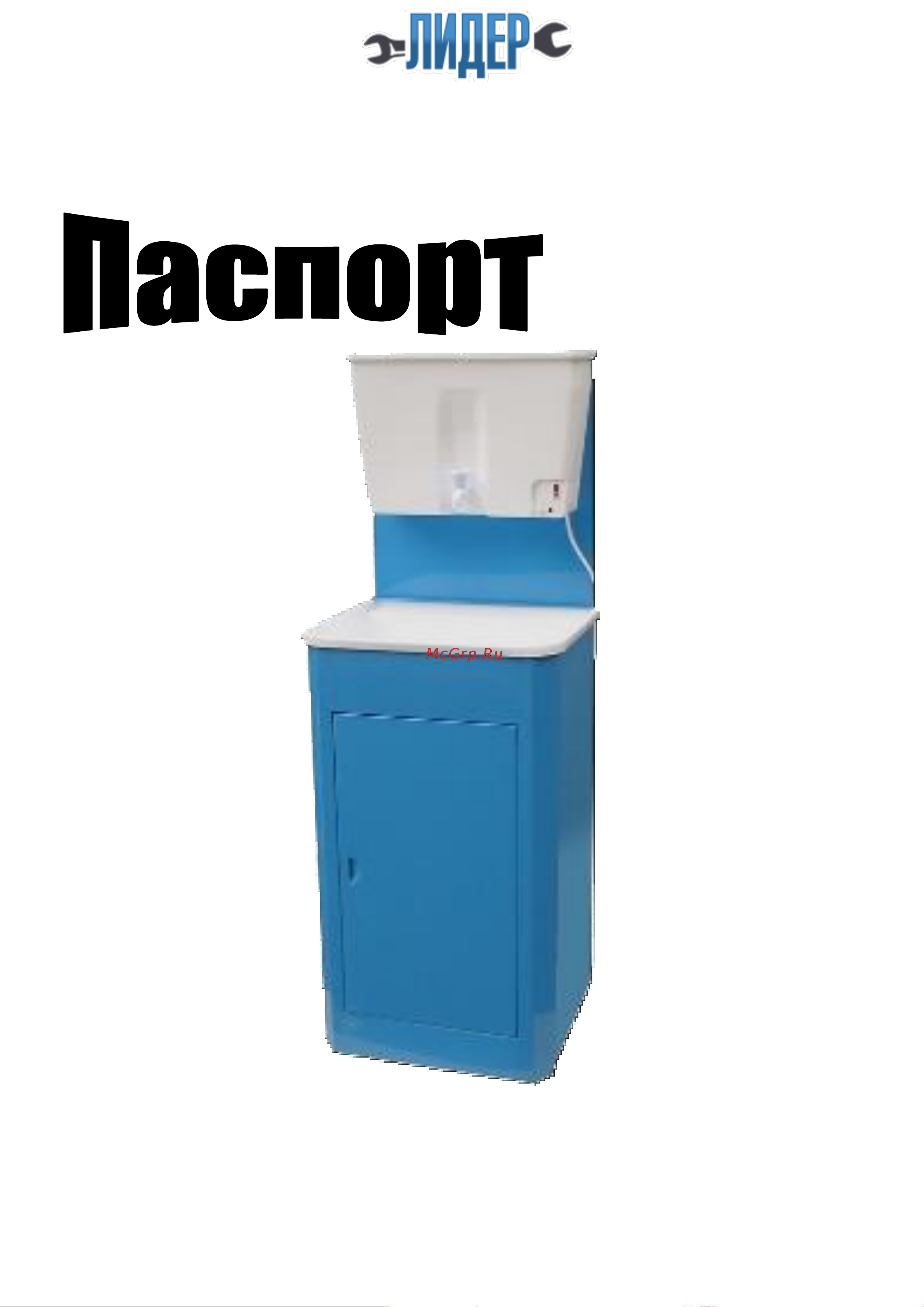 Лидер мойка из нержавеющей стали, нагреватель воды, бак 22 л, белый 010025 Паспорт онлайн