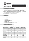 IN HOME НБУ ART-1хA60-BL алюминий, под 1хA60 E27, черный, IP65 4690612037639 Паспорт изделия