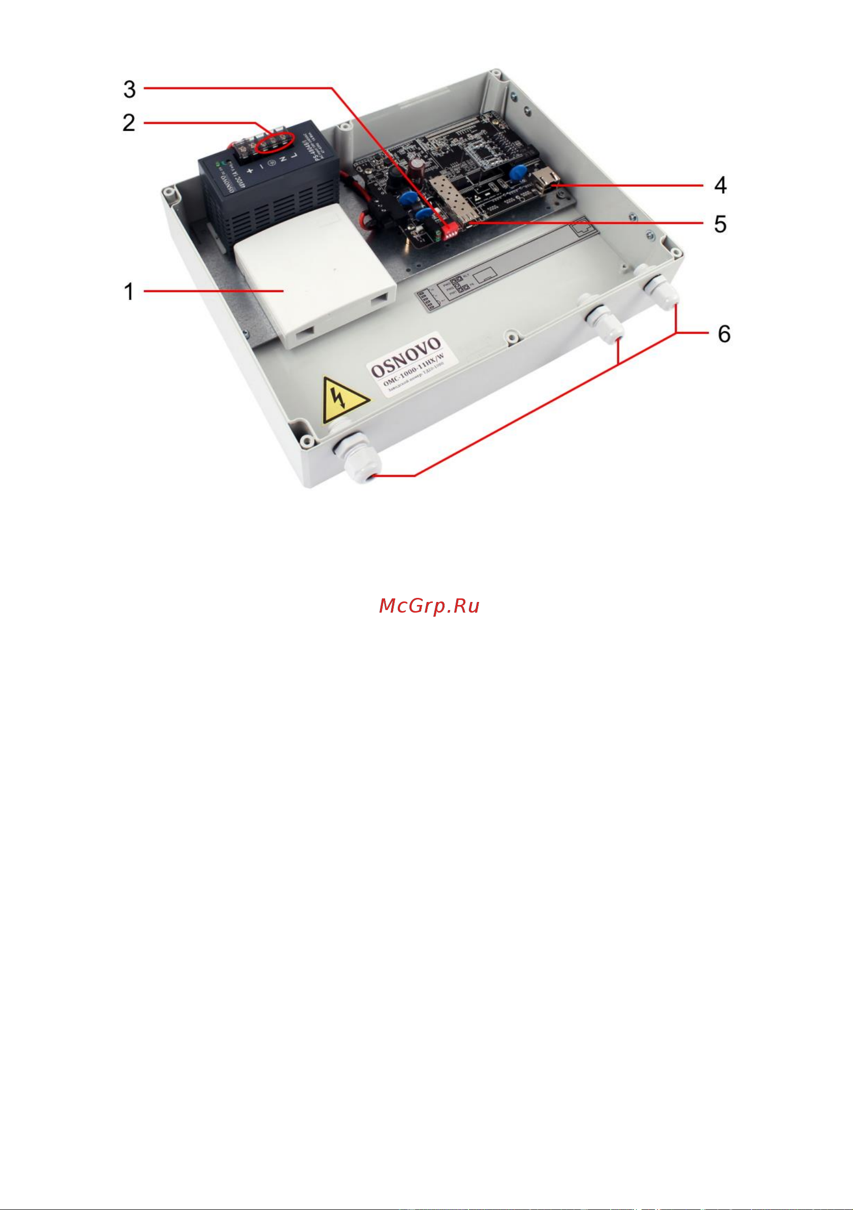 Osnovo OMC-1000-11HX/W Gigabit Ethernet с поддержкой PoE. sct1362 Паспрот онлайн [10/18] 853941