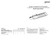 Gauss Avenue 30W 3000lm 5000K 190-250V IP65 316х130х57мм черный LED 1/20 629534330 Паспорт