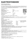 Elektrostandard - 76200/00 a060337 Инструкция по эксплуатации