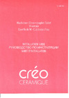CREO PROJECT PR1003C угловой +PR1002X кос.вып. (Белый) COMBO-PR1003C Инструкция по монтажу