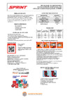 SPRINT 50м бокс, блистер 04062 Инструкция по продукту
