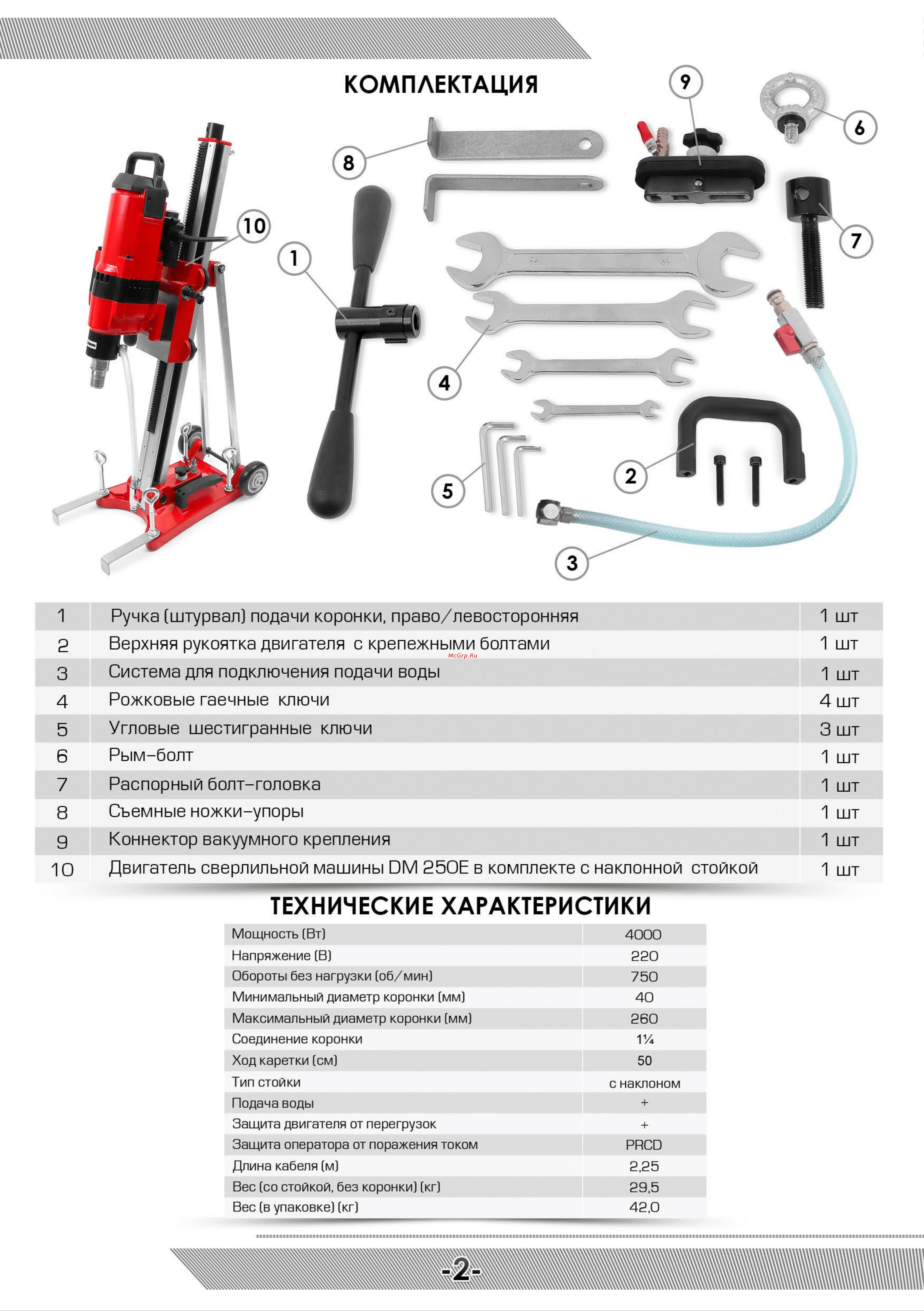 Messer  DM250E-B (накл. стойка с возможностью вакуумного крепления) 11-02-254 Инструкция к установке DM250E-B онлайн [3/12] 855281