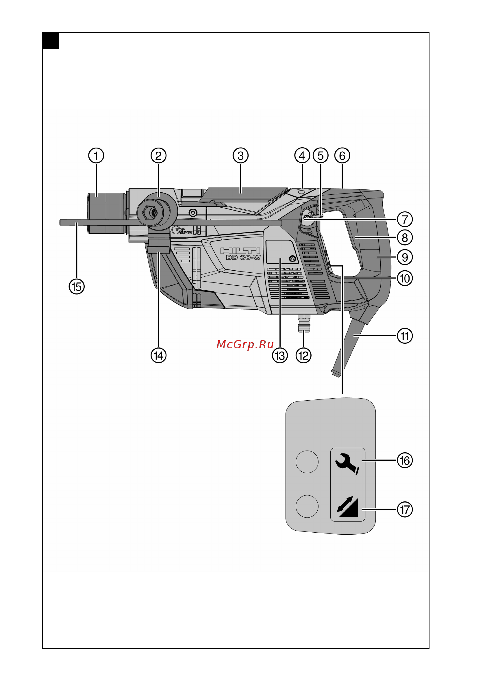 Hilti DD 30-W 230V 2043866 Инструкция к HILTI DD 30-W 2043866 онлайн [2/188] 855284