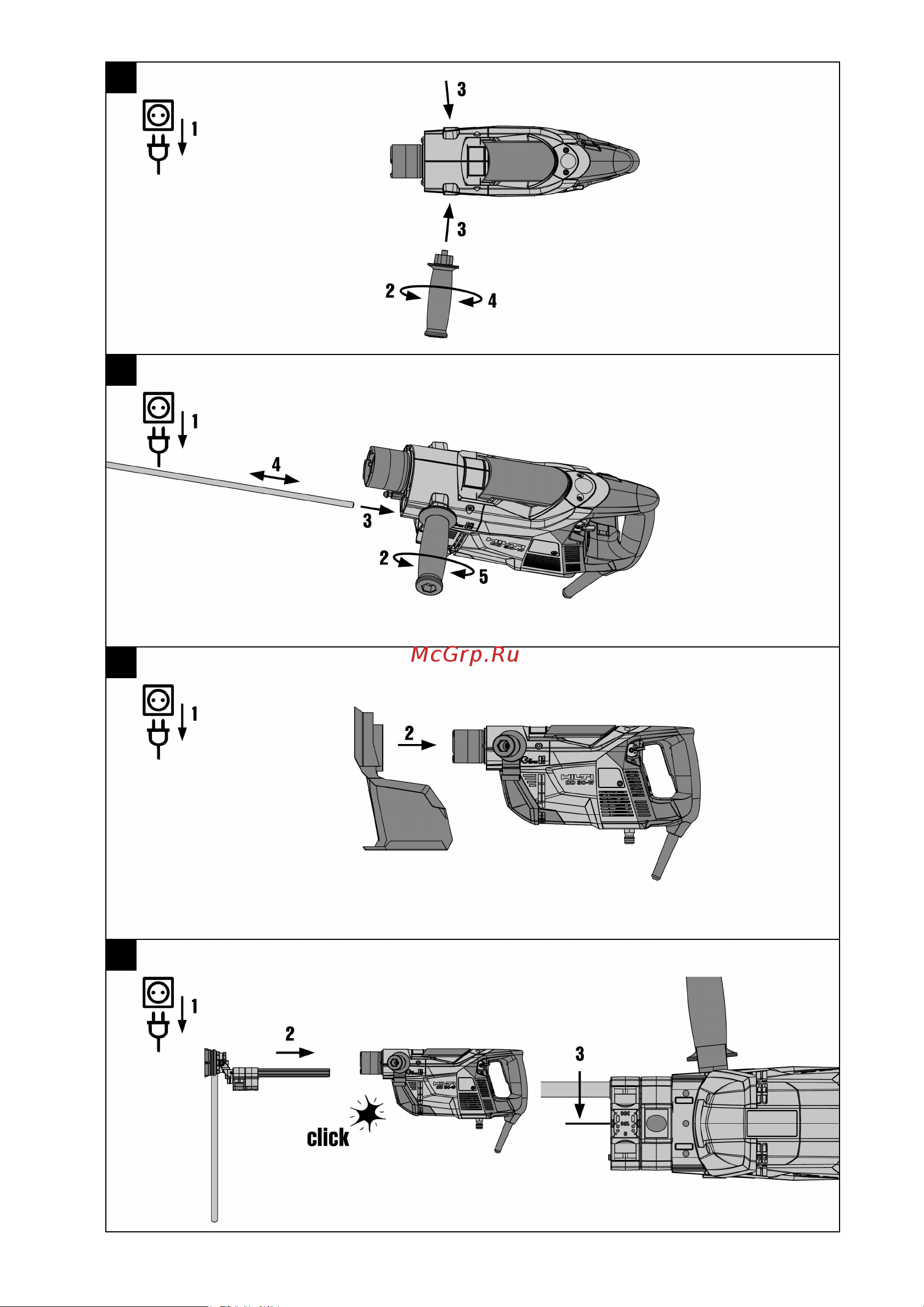 Hilti DD 30-W 230V 2043866 Инструкция к HILTI DD 30-W 2043866 онлайн [5/188] 855284