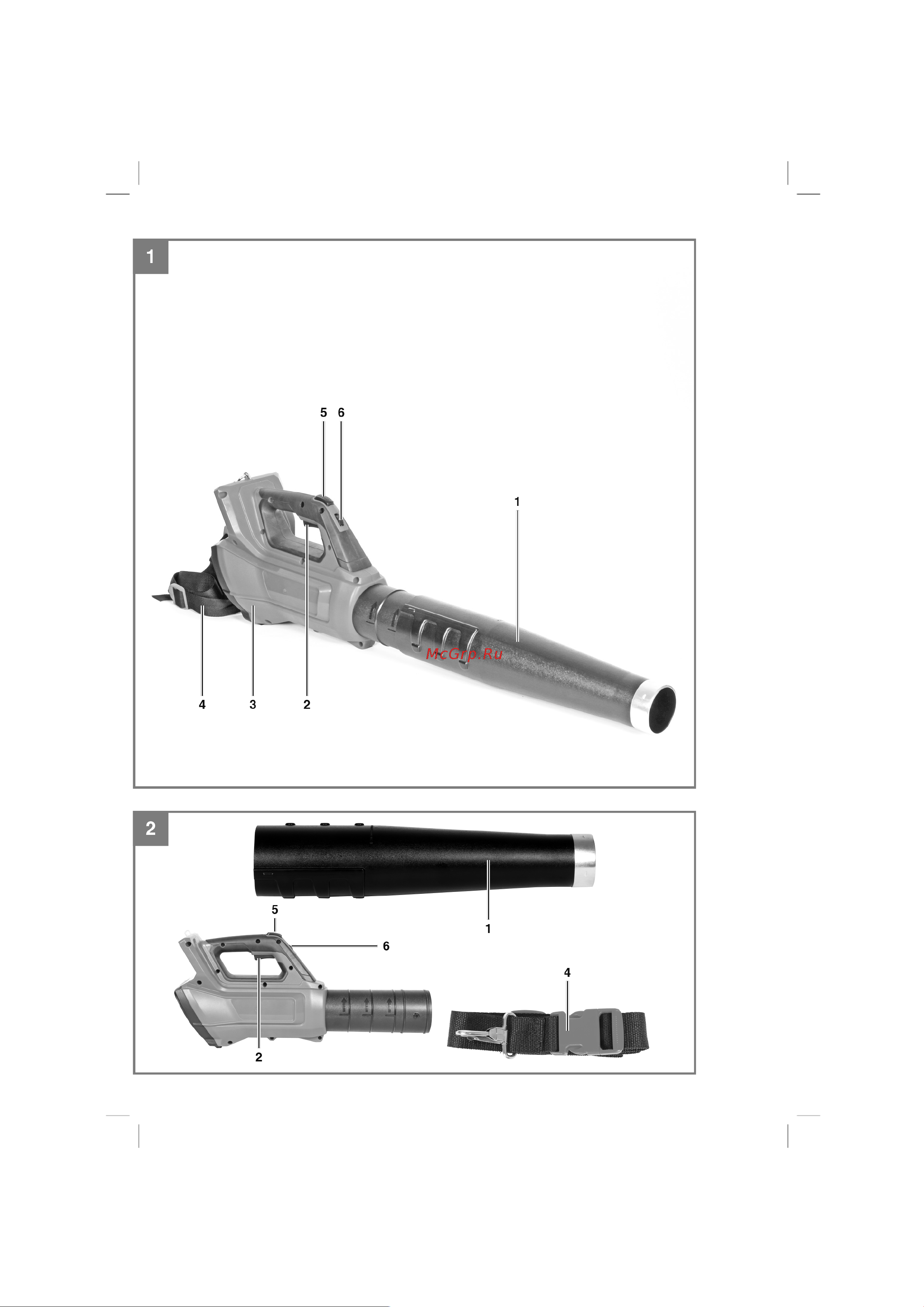 Einhell PXC GE-LB 36/210 Li E-Solo 3433620 Инструкция к товару онлайн [2/12] 855329