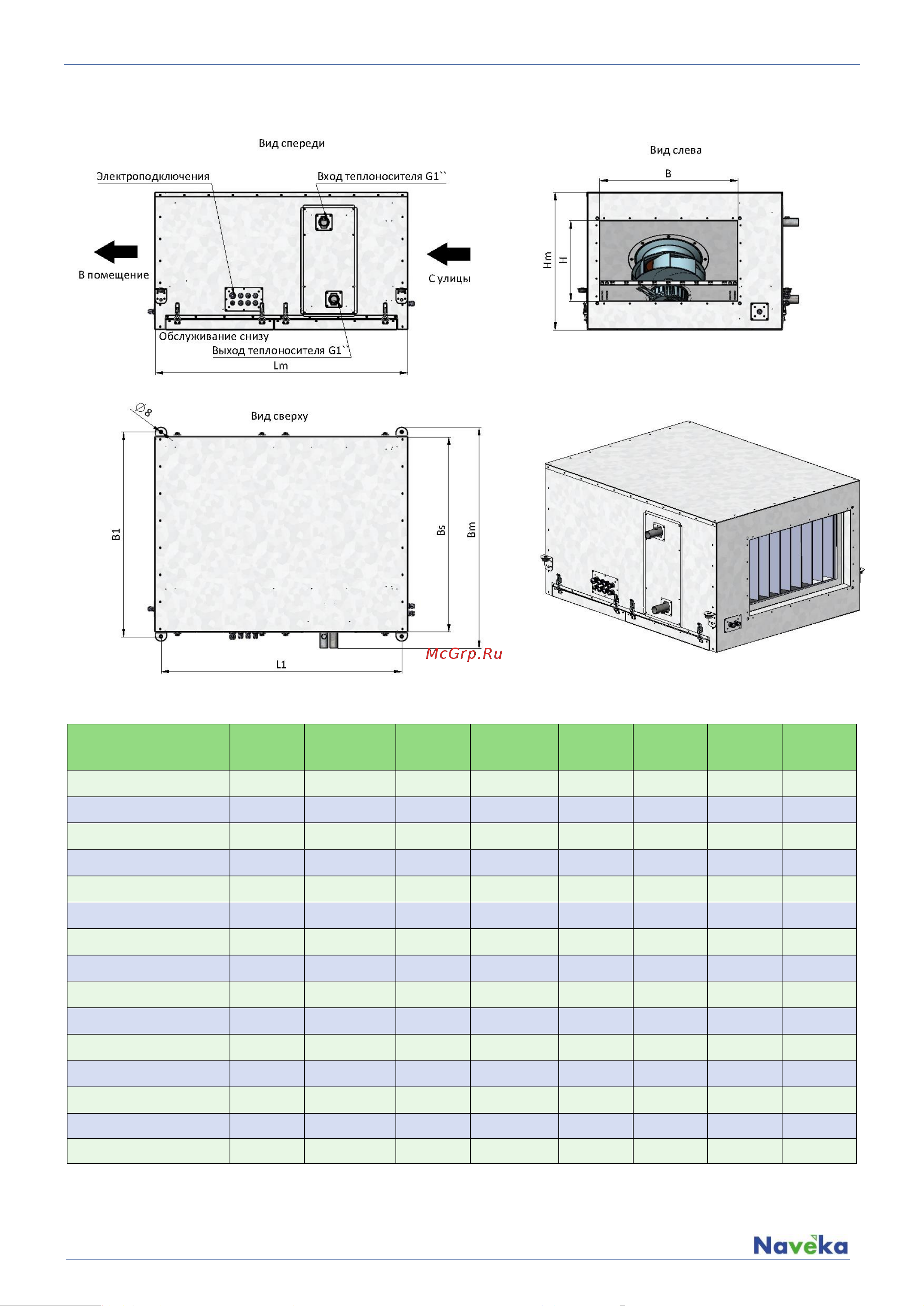 Naveka Node4 160(50m)/VEC(B190), E7.5(PTC) с пультом TS4 УН-00010445 Инструкция к товару онлайн [8/11] 855349
