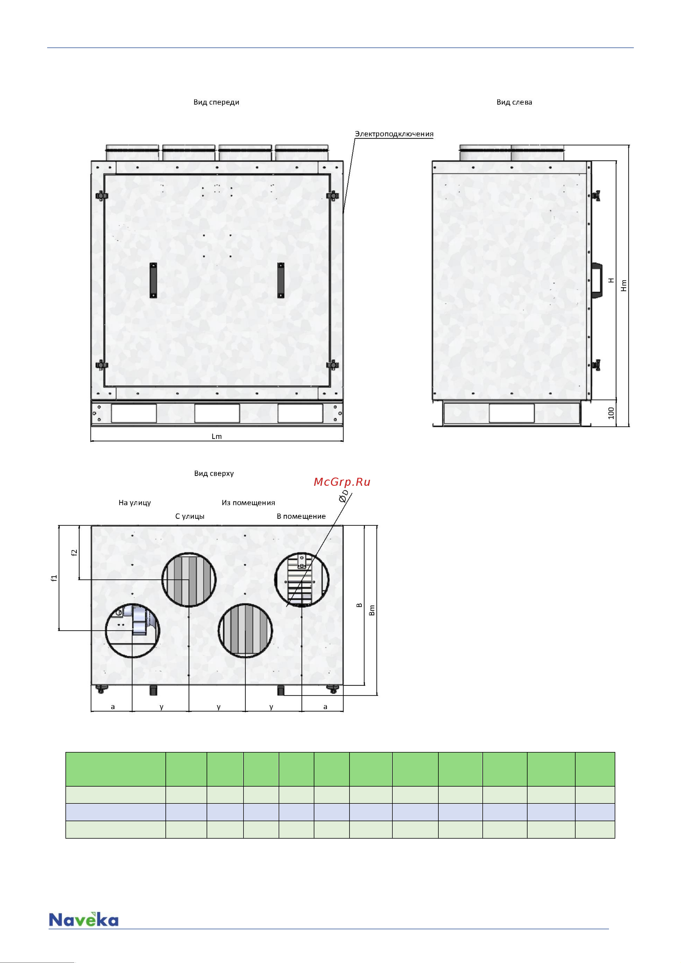 Naveka Node9- 160(25m)/RP-M,VAC(D220) Compact с пультом-термостатом УН-00007149 Паспорт онлайн [7/11] 855355