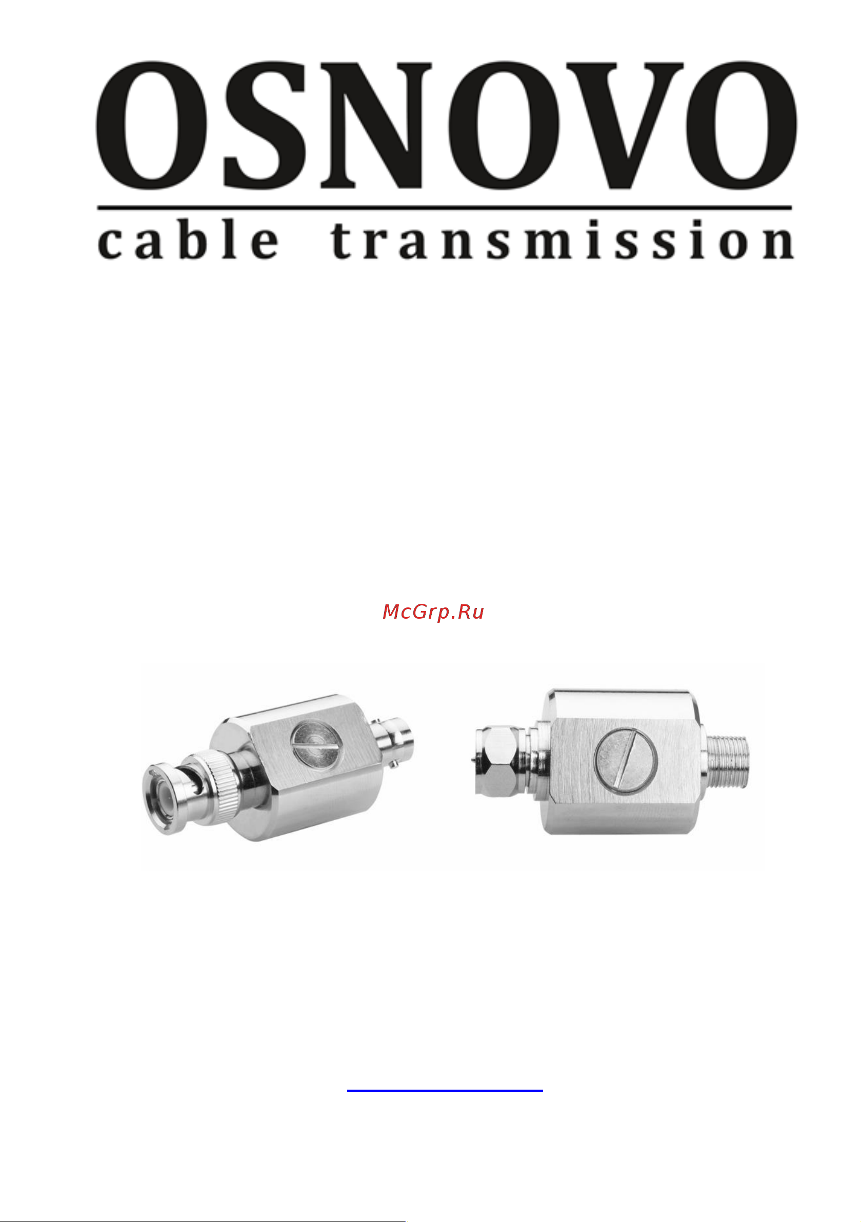Osnovo SP-RF/BNC sct0622 Паспорт онлайн