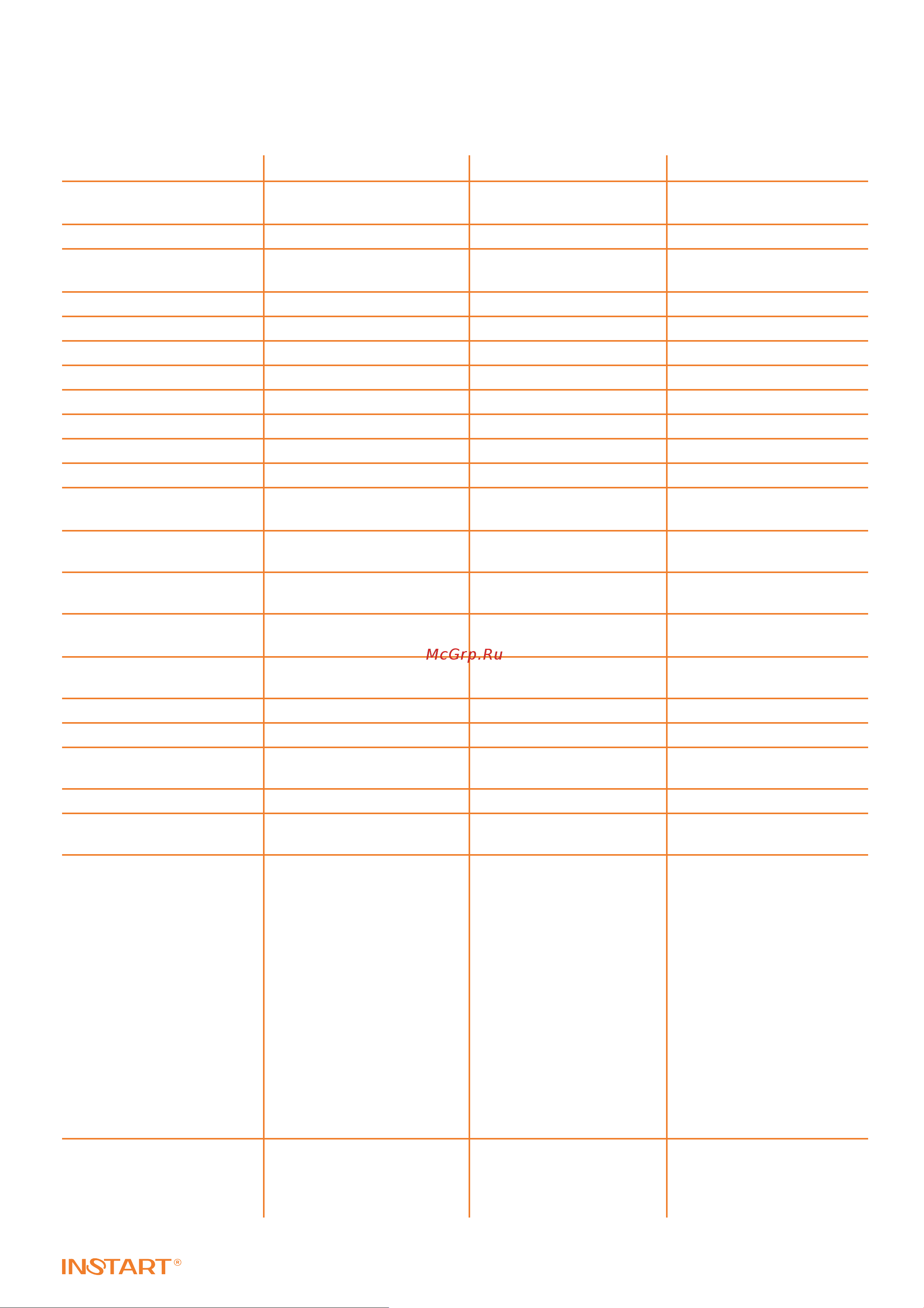 Instart ssi-250/500-04 00062800 Каталог на устройства УПП INSTART серии SSI и SBI онлайн [11/12] 855525