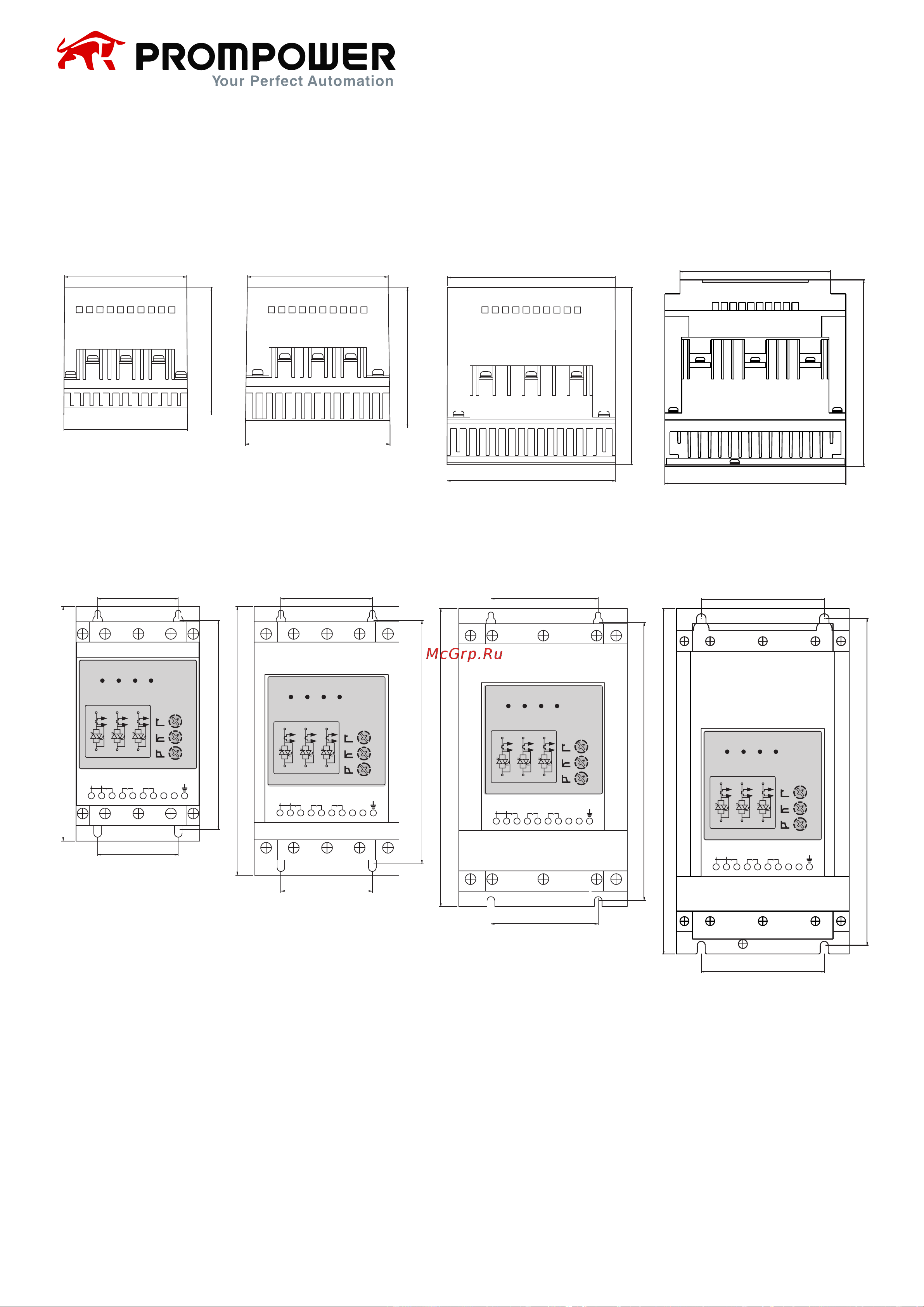 Prompower p2s-100-4-5t5-b-a, напряжение 400b, мощность 5,5 квт, 11а P2S10045T5BA Руководство по эксплуатации онлайн [28/33] 855534