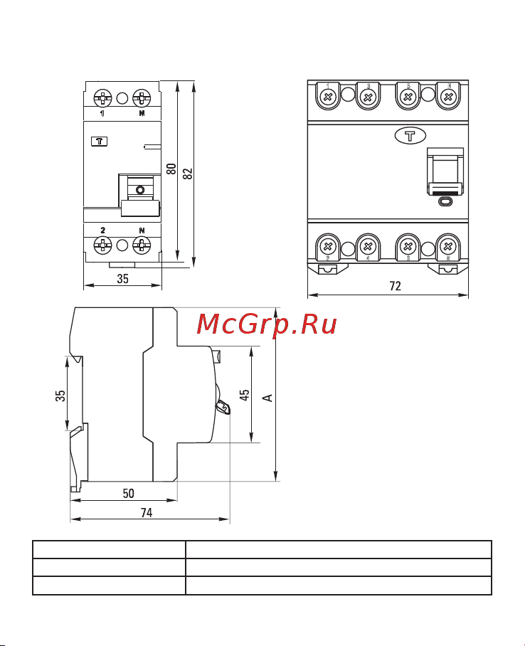 EKF ВД-100, 2P, 63А, 30мА, тип АС, электромеханическое, 6кА, PROxima elcb-2-6-63-30-em-pro Инструкция к товару онлайн [6/10] 855653