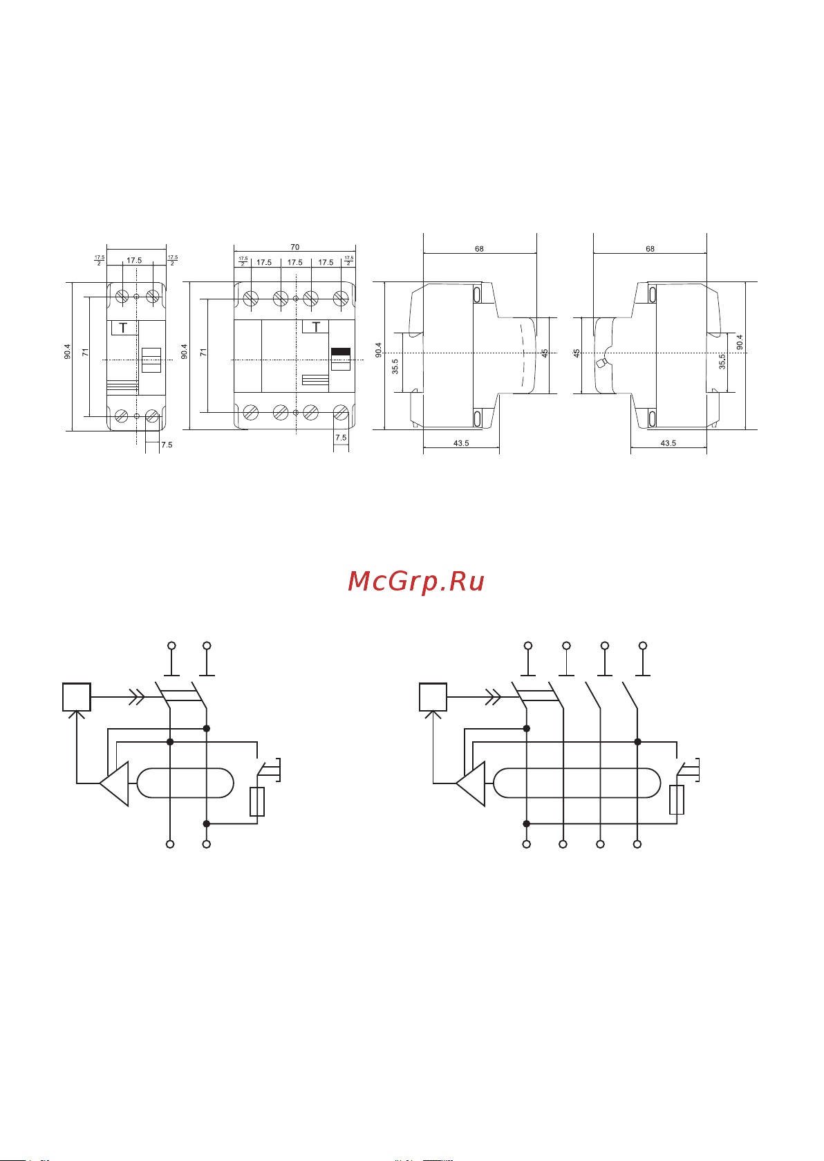 Era SIMPLE УЗО ВД-40 4P 63А/300мА электронное Б0039274 Паспорт онлайн [3/6] 855666