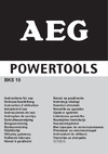 AEG BKS18LI-401B 4935471047 Инструкция к товару