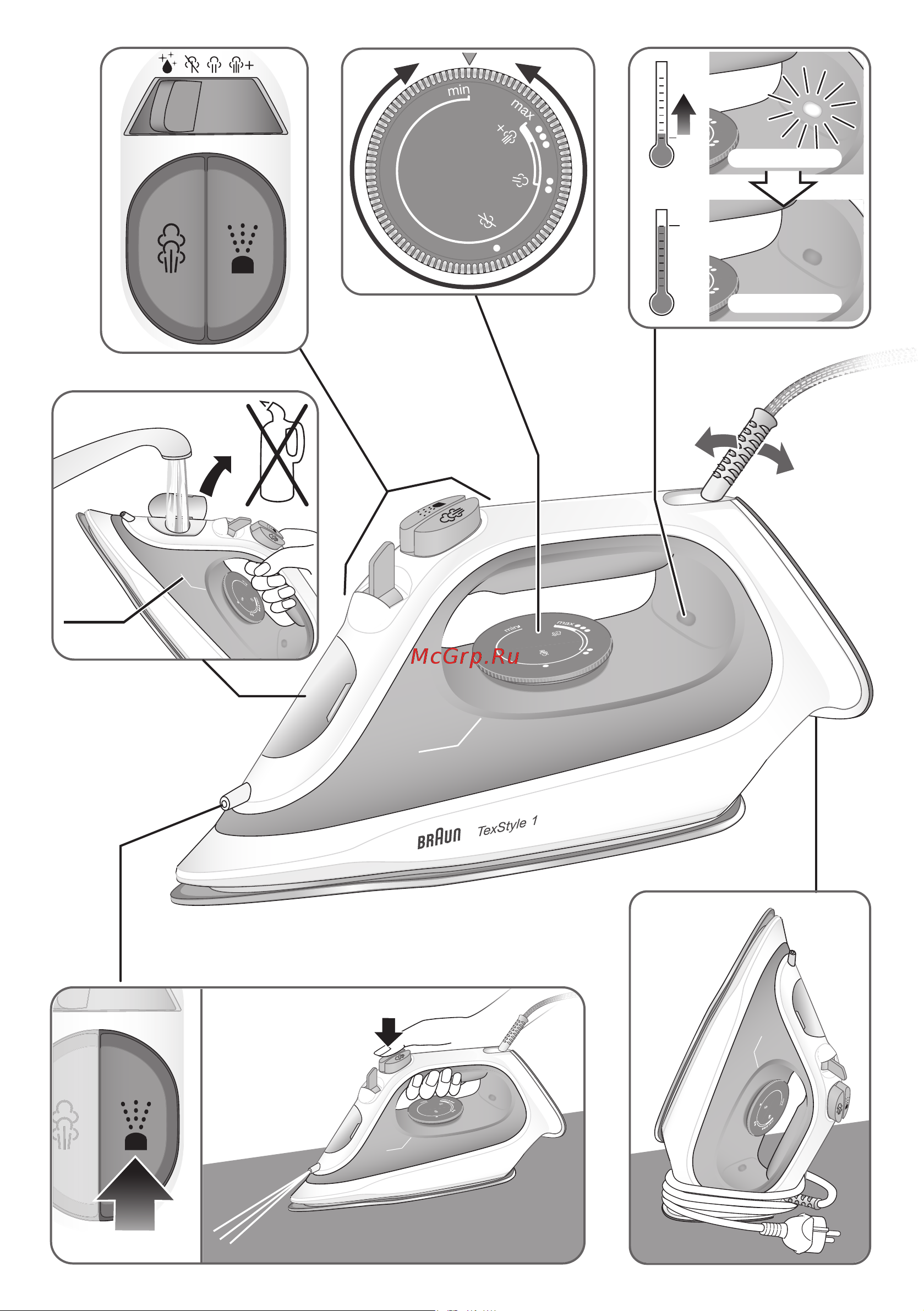 Braun SI1070PU 0127407004 Инструкция онлайн [3/16] 855794