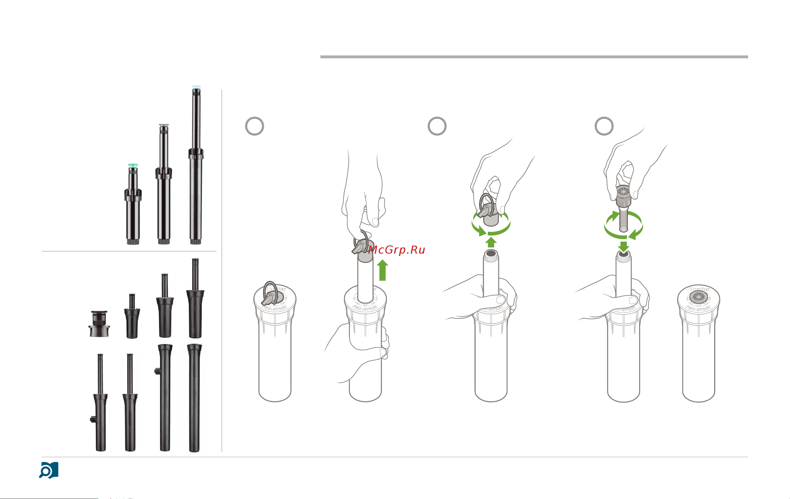 Hunter Pro Spray 04 5 шт. PROS04 Инструкция к Hunter Pro Spray 04 PROS04 онлайн