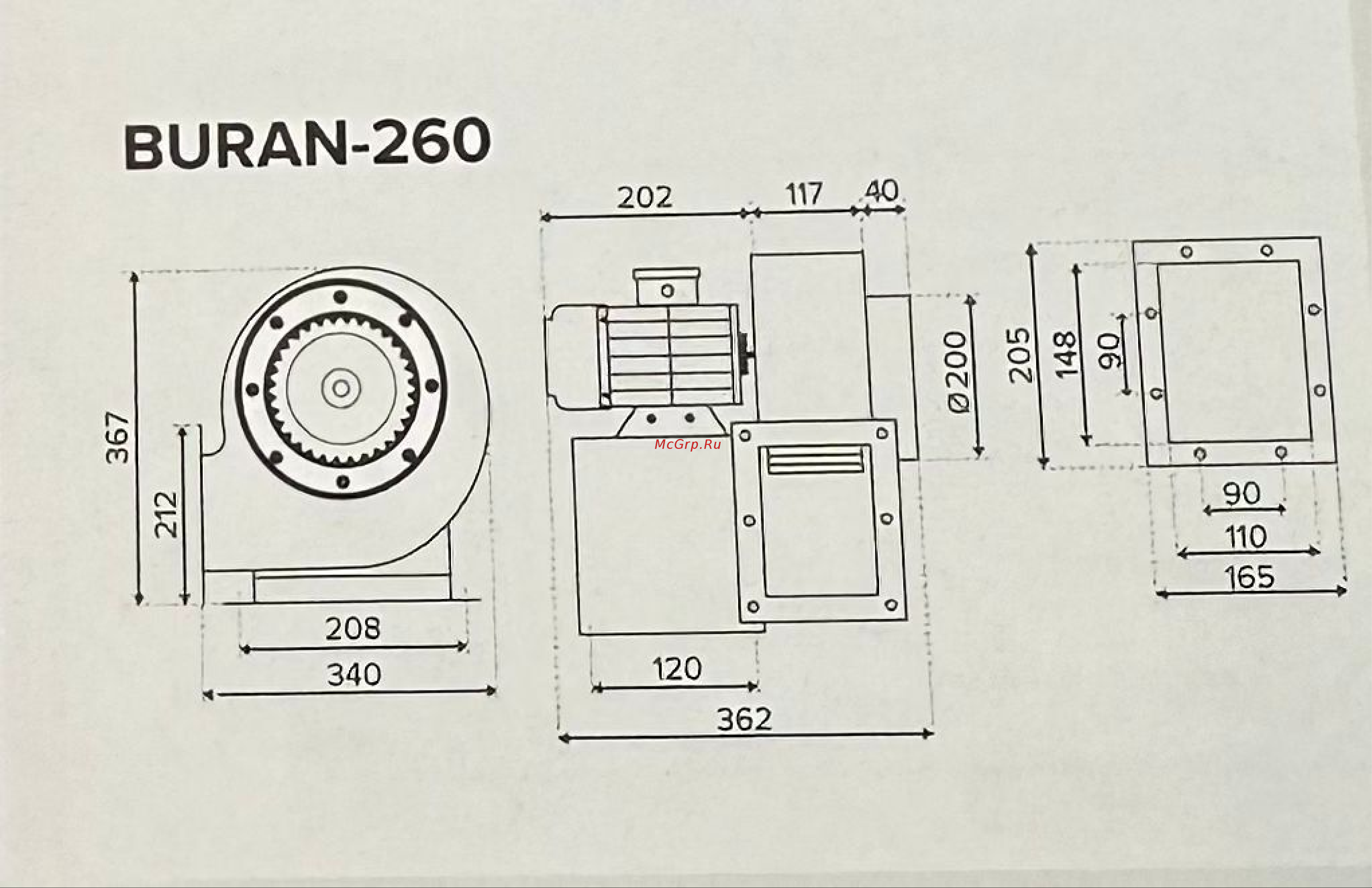 Era Buran 260 4k m l 90-03619 Инструкция к ERA Buran 90-03619 онлайн