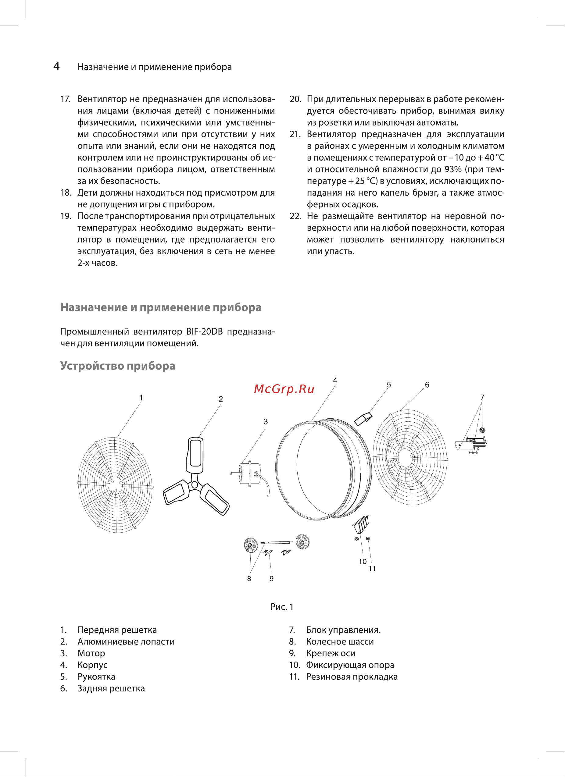 Ballu BIF-20DB НС-1601103 Инструкция по эксплуатации онлайн [4/12] 856329