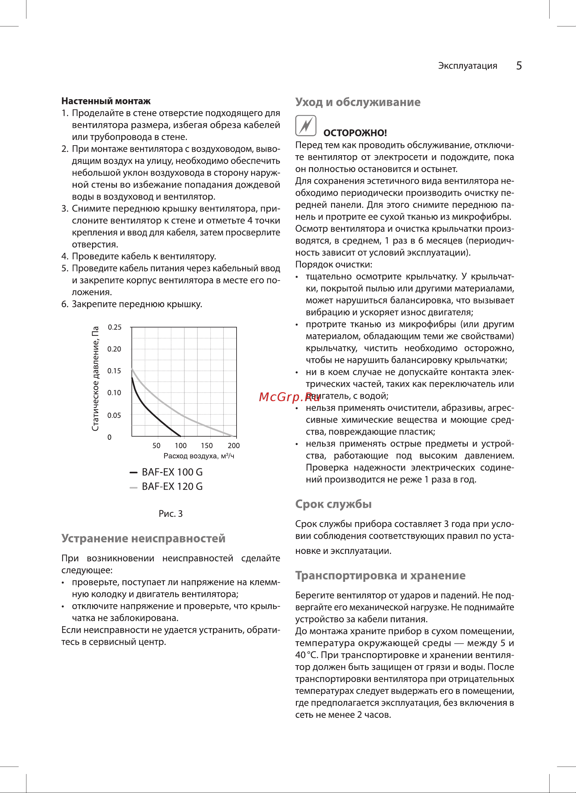 Ballu BAF-EX 120 G НС-1606092 Инструкция по эксплуатации онлайн [5/12] 856417