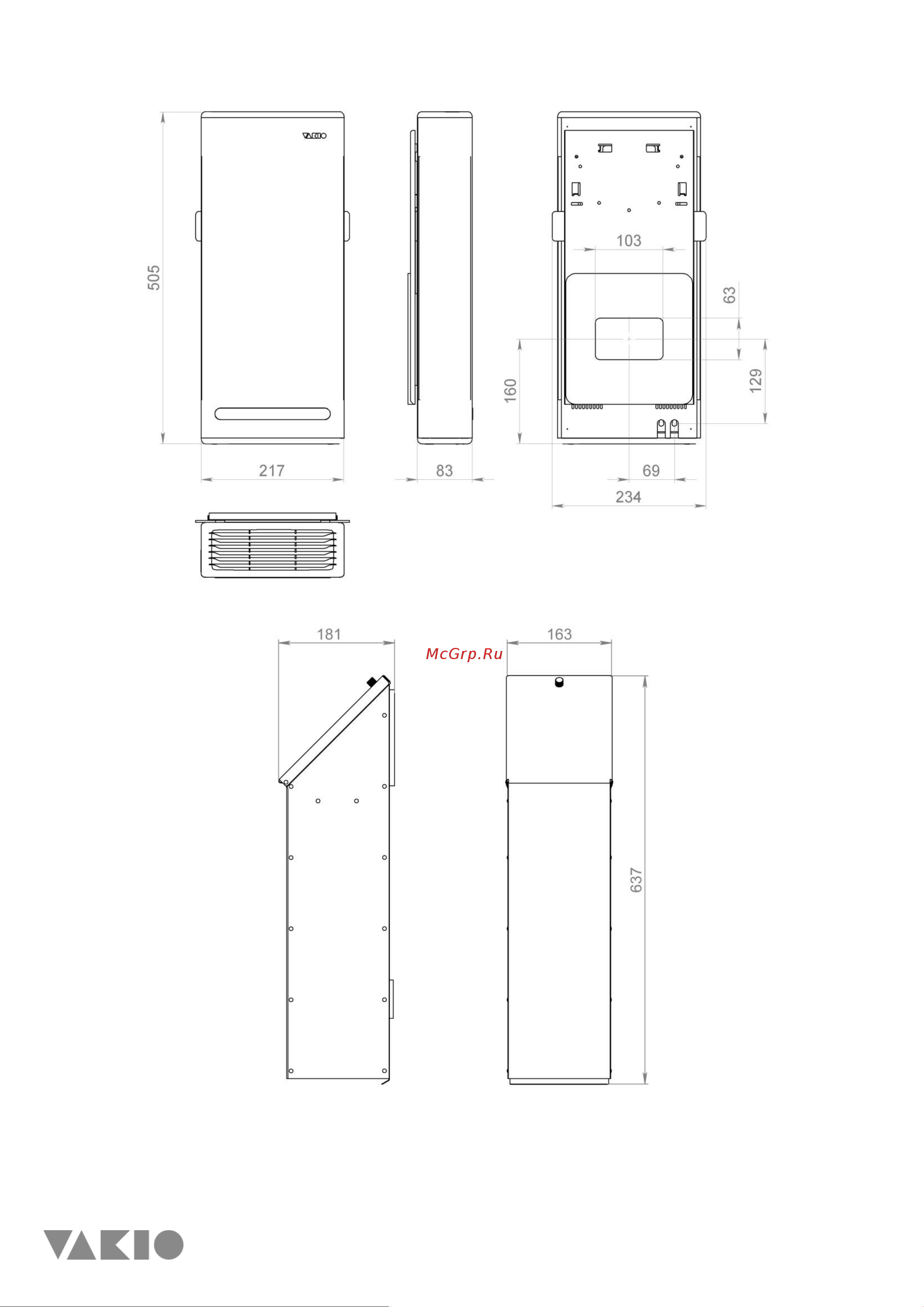 Vakio WINDOW SMART Space Gray 20569 паспорт онлайн [15/16] 856436