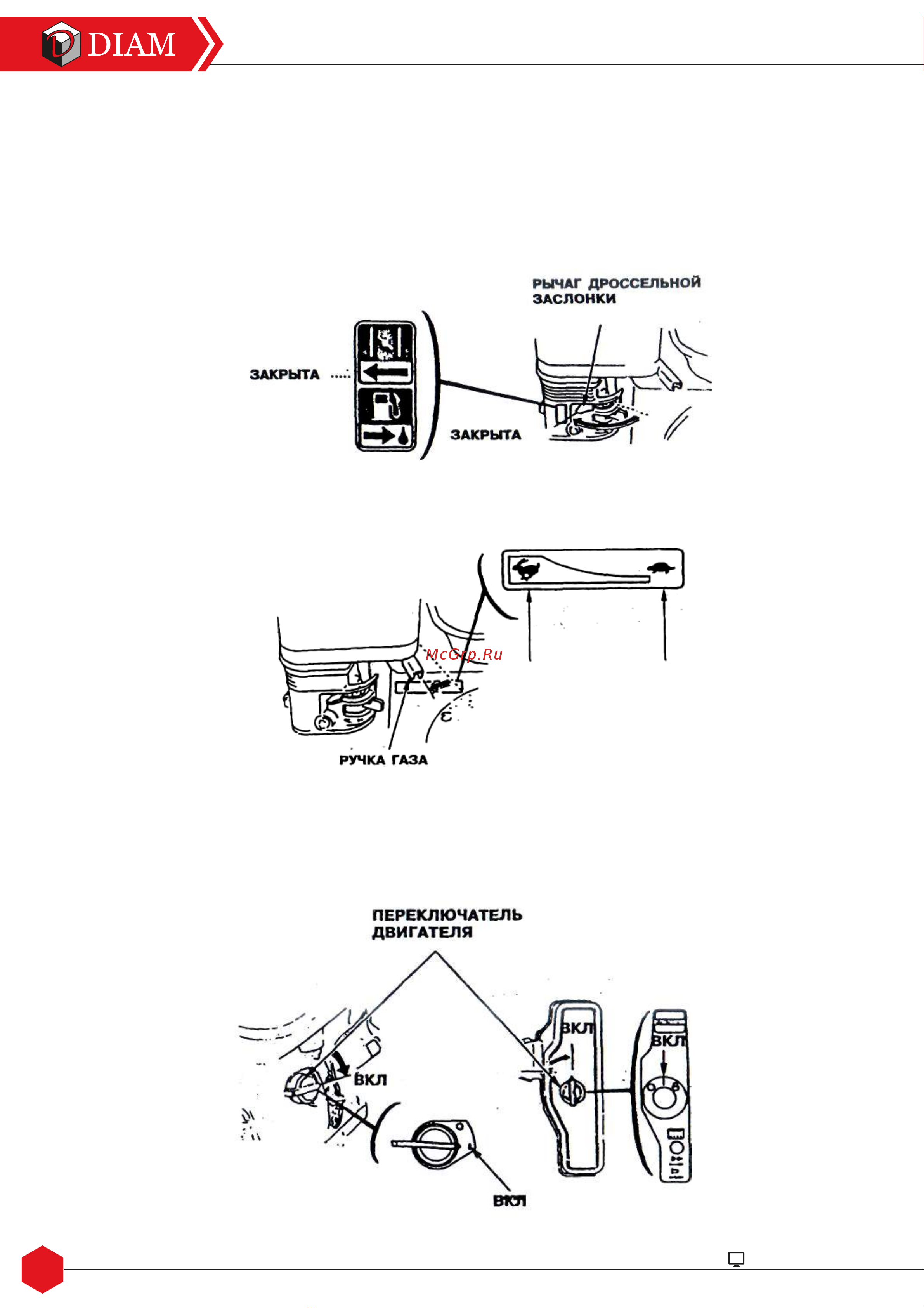 Diam VM-80/5.5H с баком для воды 630019 Инструкция к Diam VM-80/5.5H 630019 онлайн [9/31] 856932